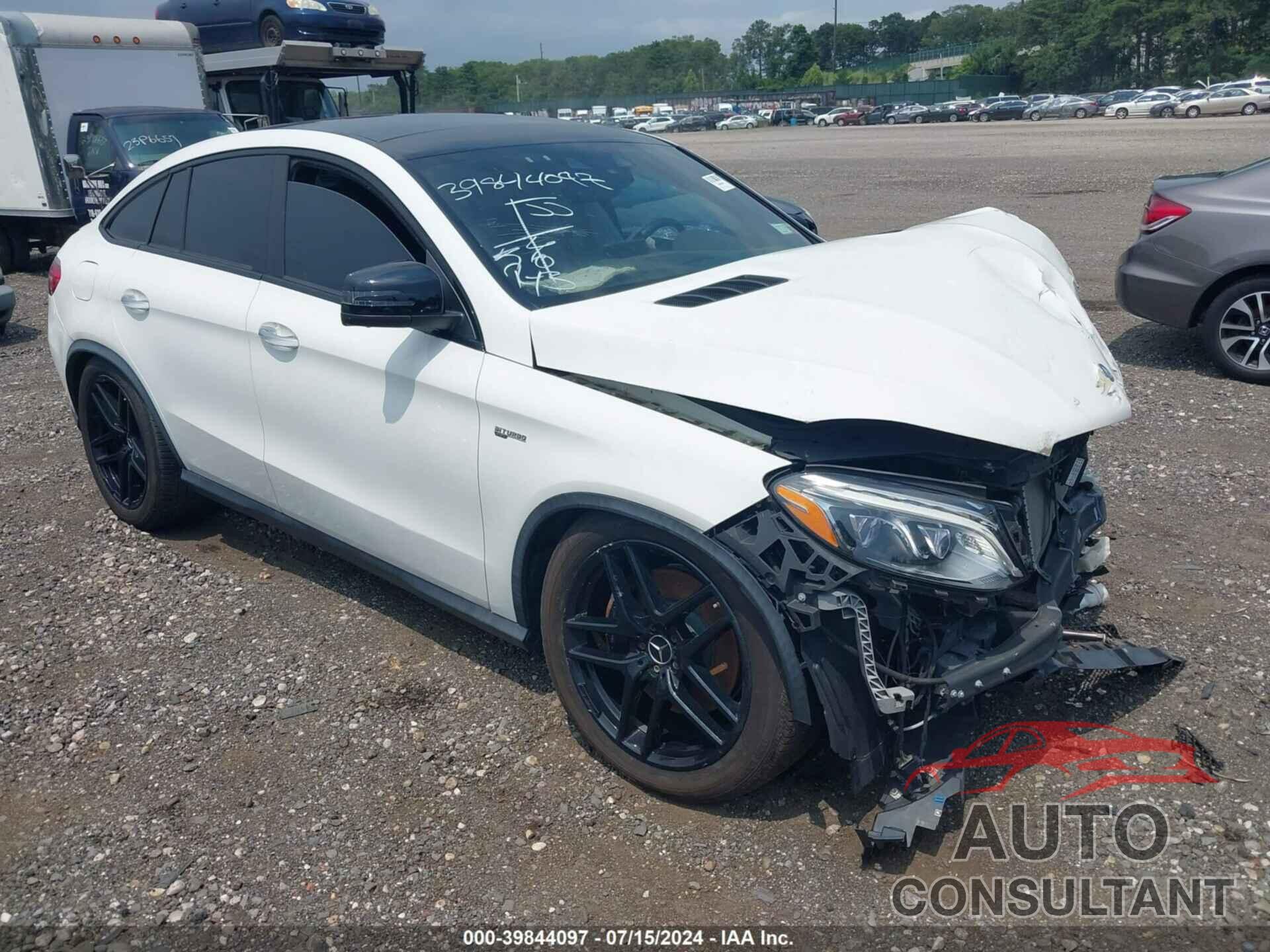 MERCEDES-BENZ AMG GLE 43 COUPE 2017 - 4JGED6EBXHA065799