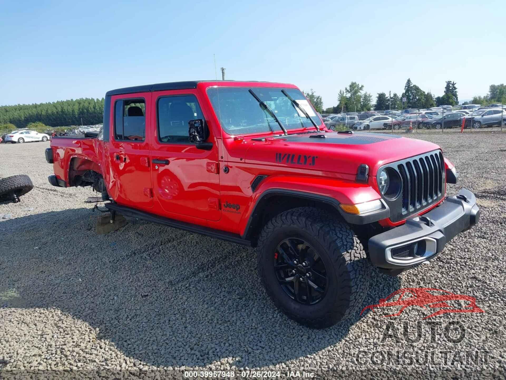 JEEP GLADIATOR 2021 - 1C6JJTAG4ML622417