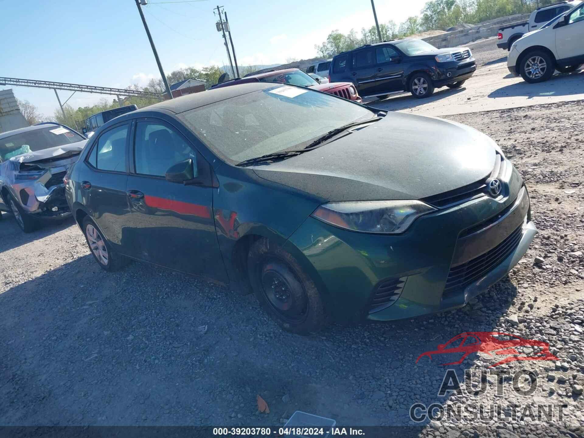 TOYOTA COROLLA 2016 - 2T1BURHE9GC523759
