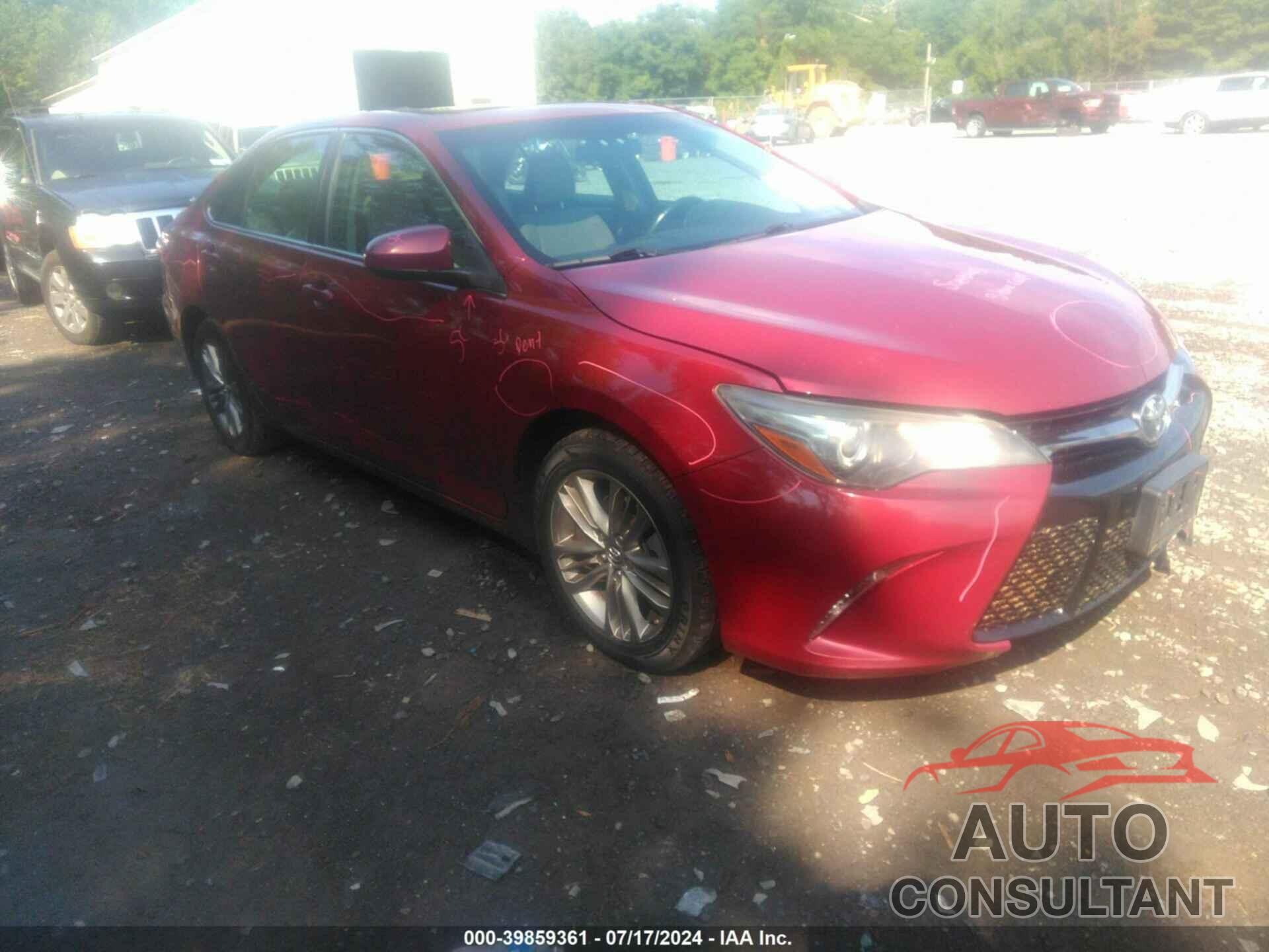 TOYOTA CAMRY 2017 - 4T1BF1FK1HU720090