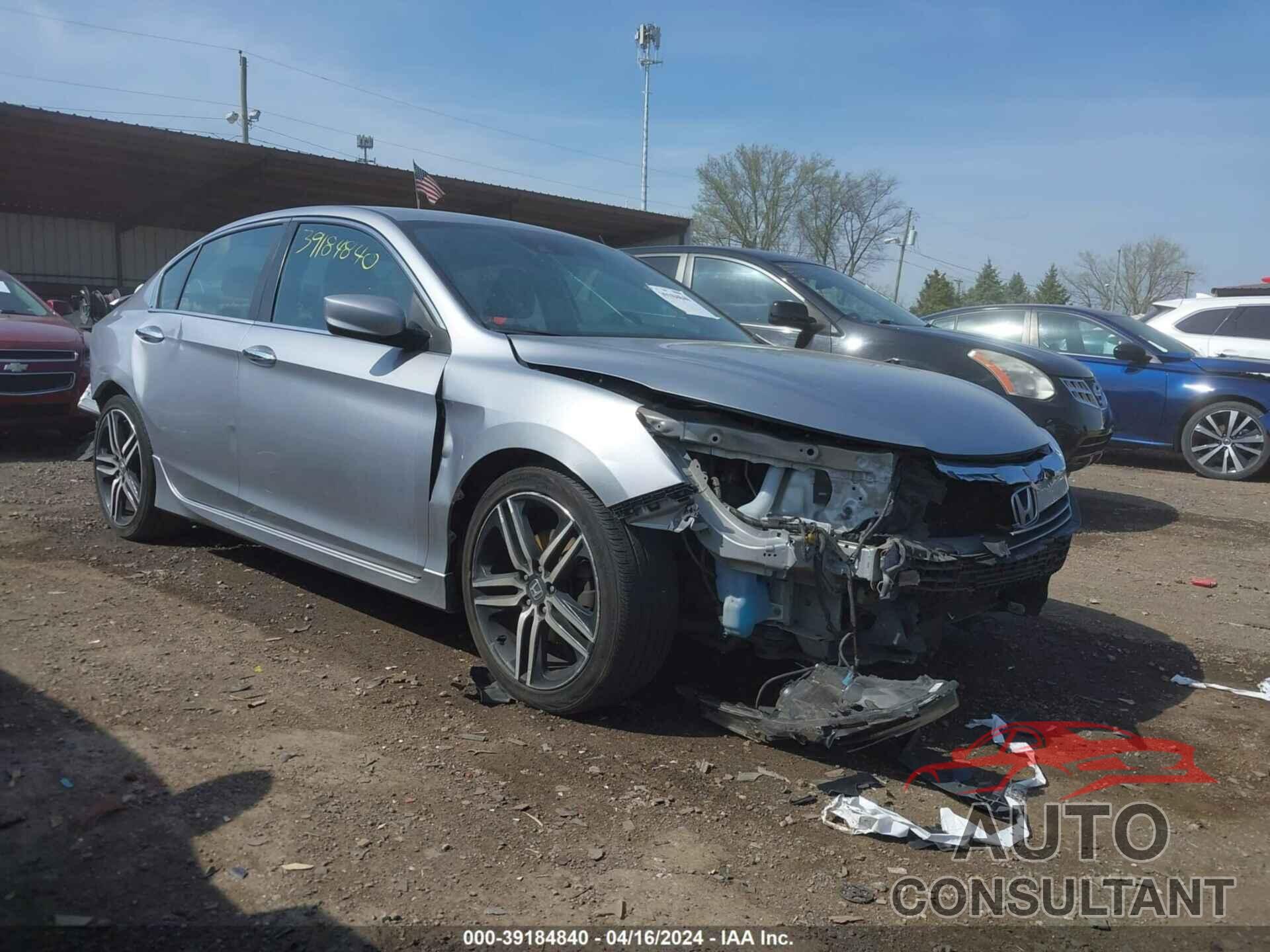 HONDA ACCORD 2016 - 1HGCR2F66GA041474