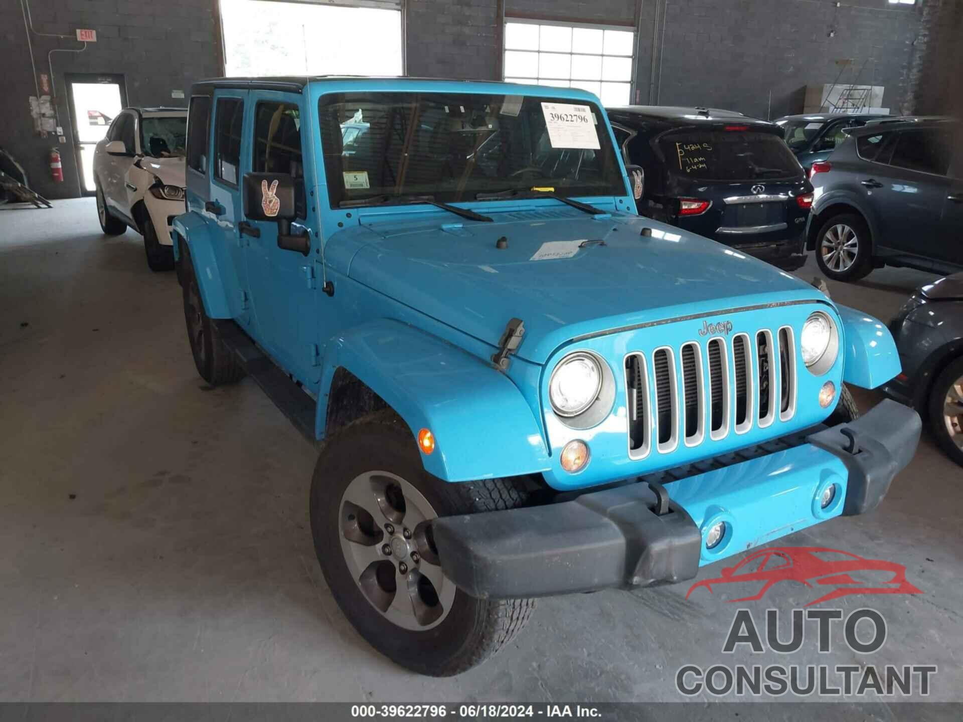 JEEP WRANGLER UNLIMITED 2017 - 1C4BJWEGXHL734847