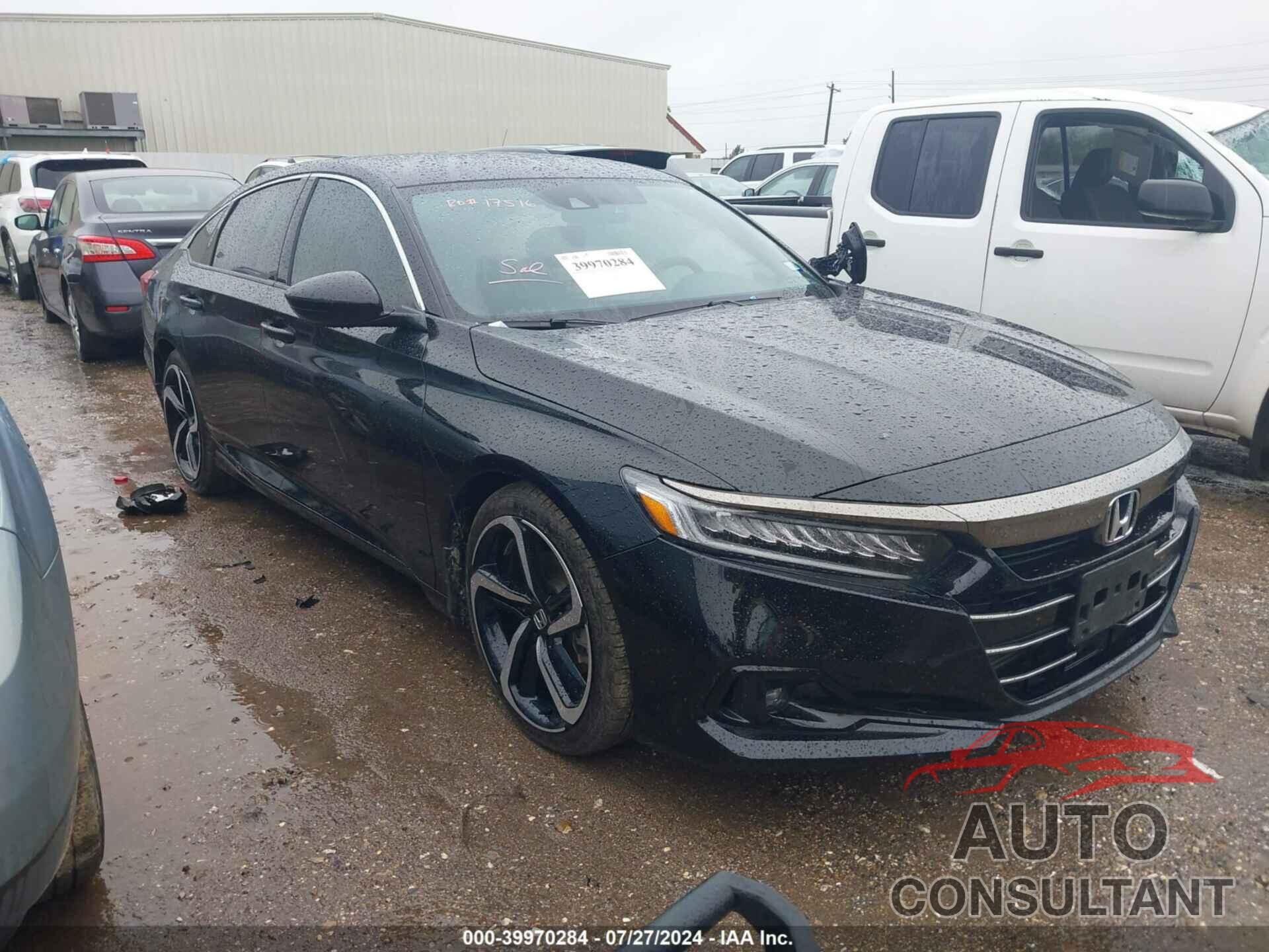 HONDA ACCORD 2022 - 1HGCV1F31NA021822