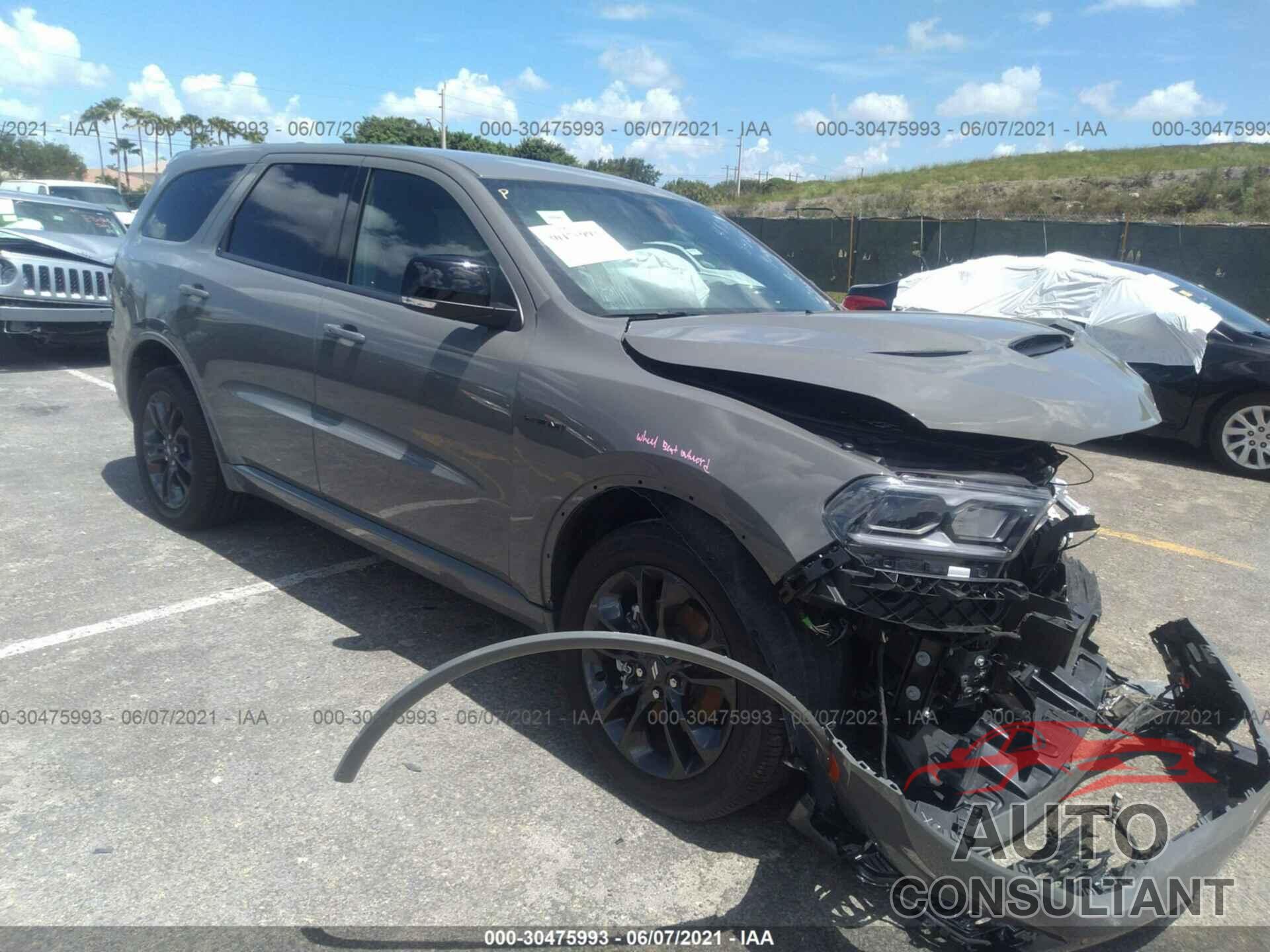 DODGE DURANGO 2021 - 1C4SDHCT8MC519044