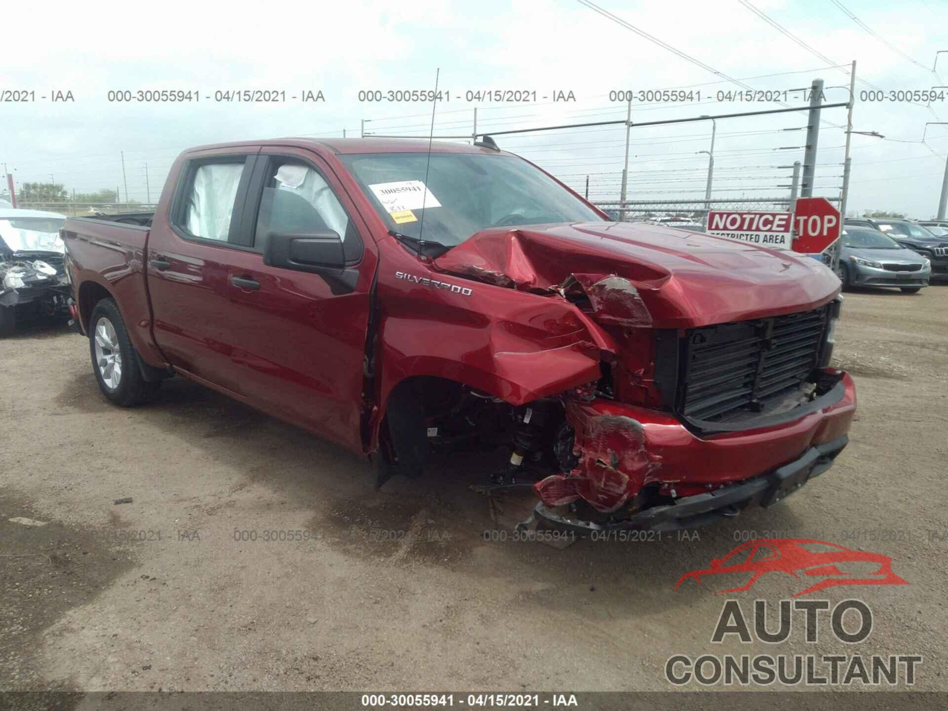 CHEVROLET SILVERADO 1500 2021 - 1GCPWBEK7MZ214228