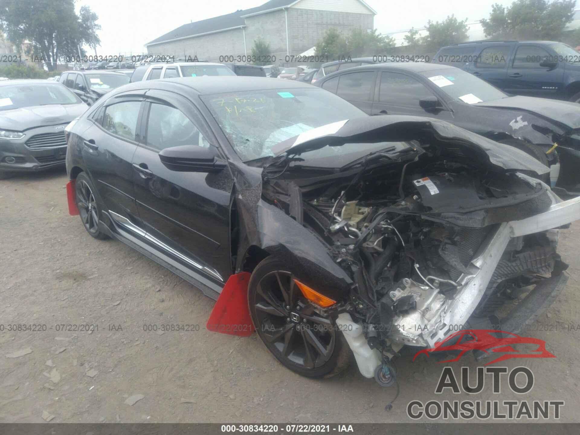HONDA CIVIC HATCHBACK 2018 - SHHFK7H46JU227795