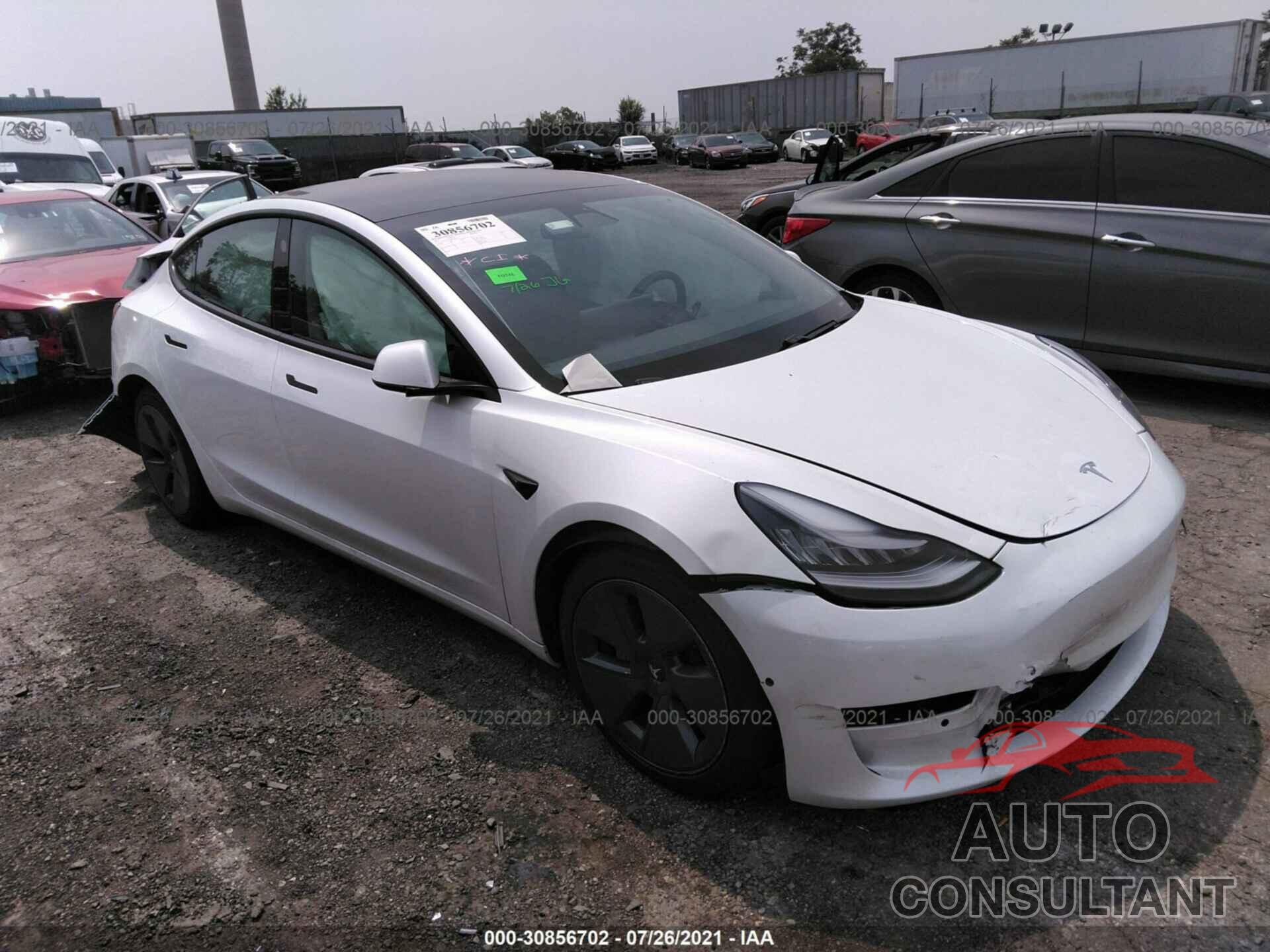 TESLA MODEL 3 2021 - 5YJ3E1EA0MF838235
