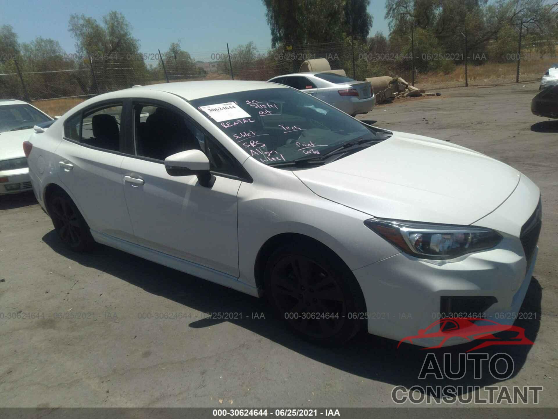 SUBARU IMPREZA 2018 - 4S3GKAK64J3614940