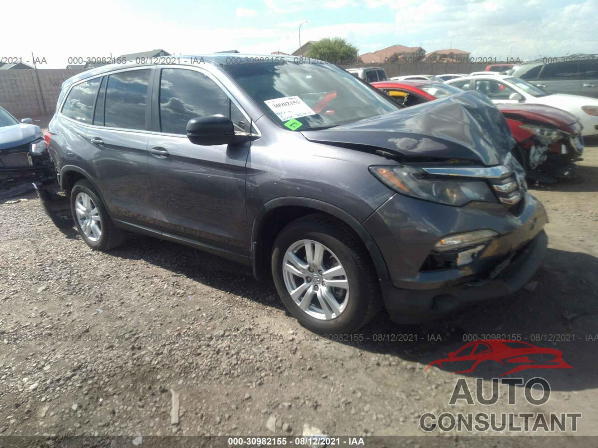 HONDA PILOT 2016 - 5FNYF5H18GB018365