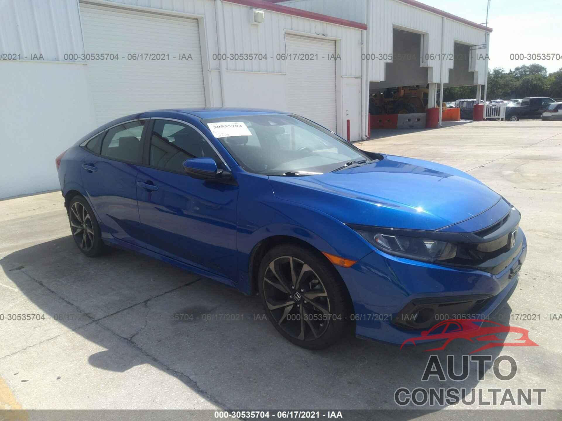 HONDA CIVIC SEDAN 2019 - 2HGFC2F80KH587066