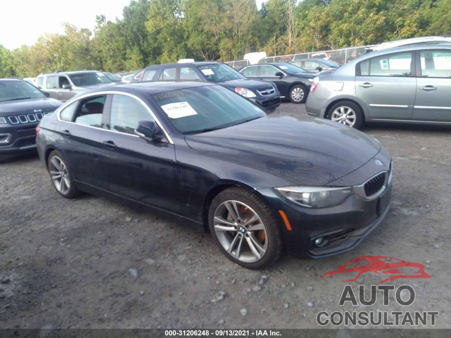 BMW 4 SERIES 2019 - WBA4J7C52KBM75944