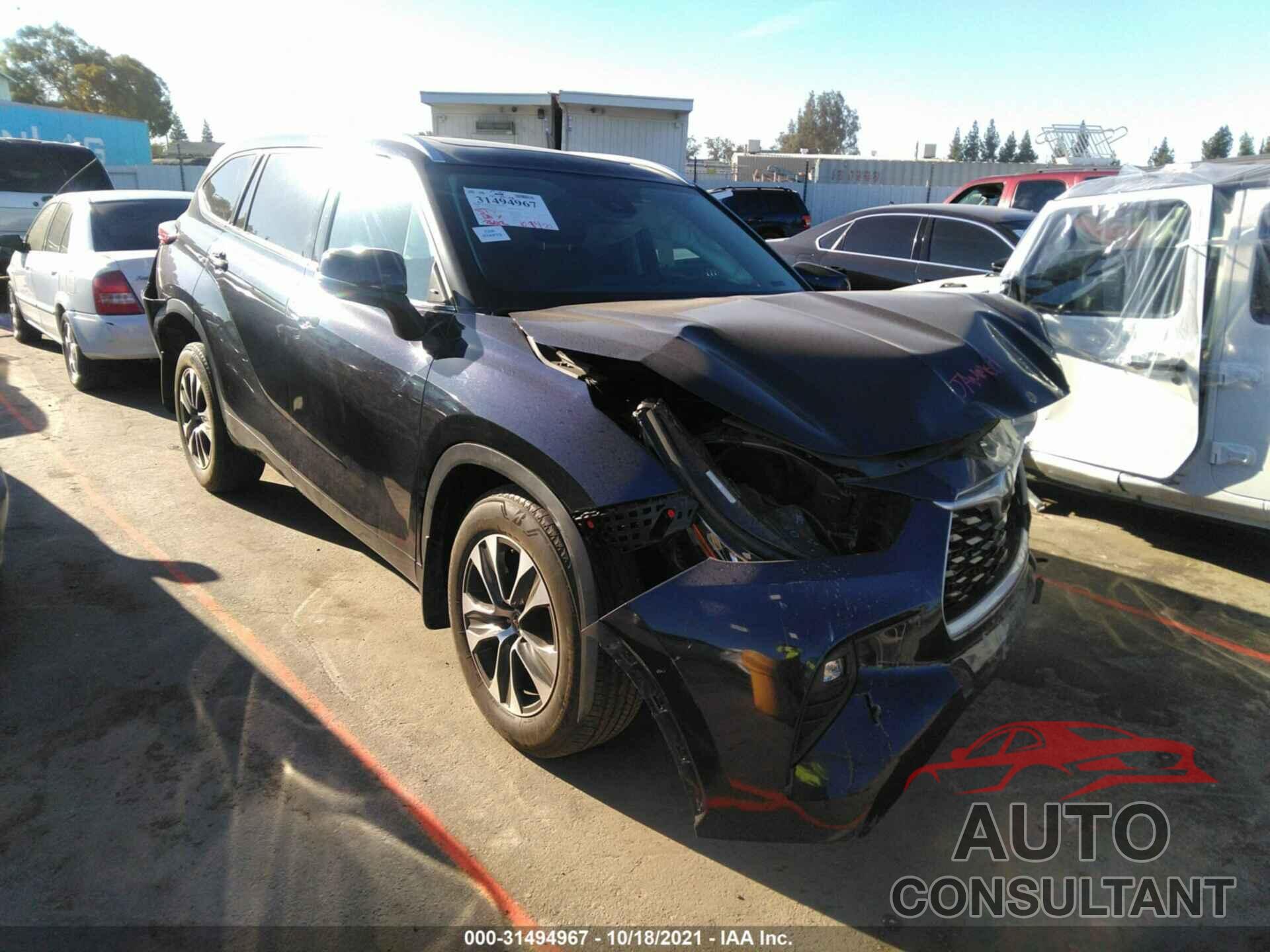 TOYOTA HIGHLANDER 2020 - 5TDGZRBH0LS008256