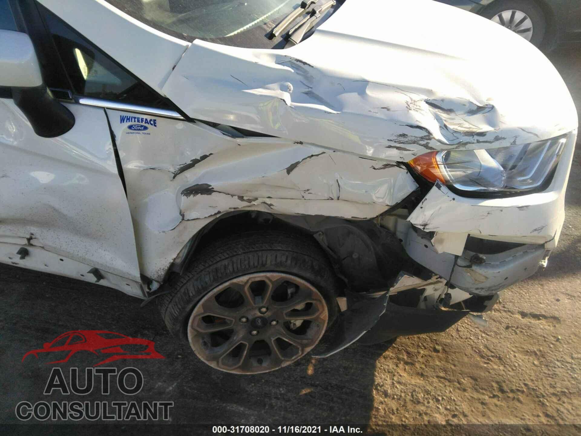 FORD ECOSPORT 2020 - MAJ6S3KL9LC358171