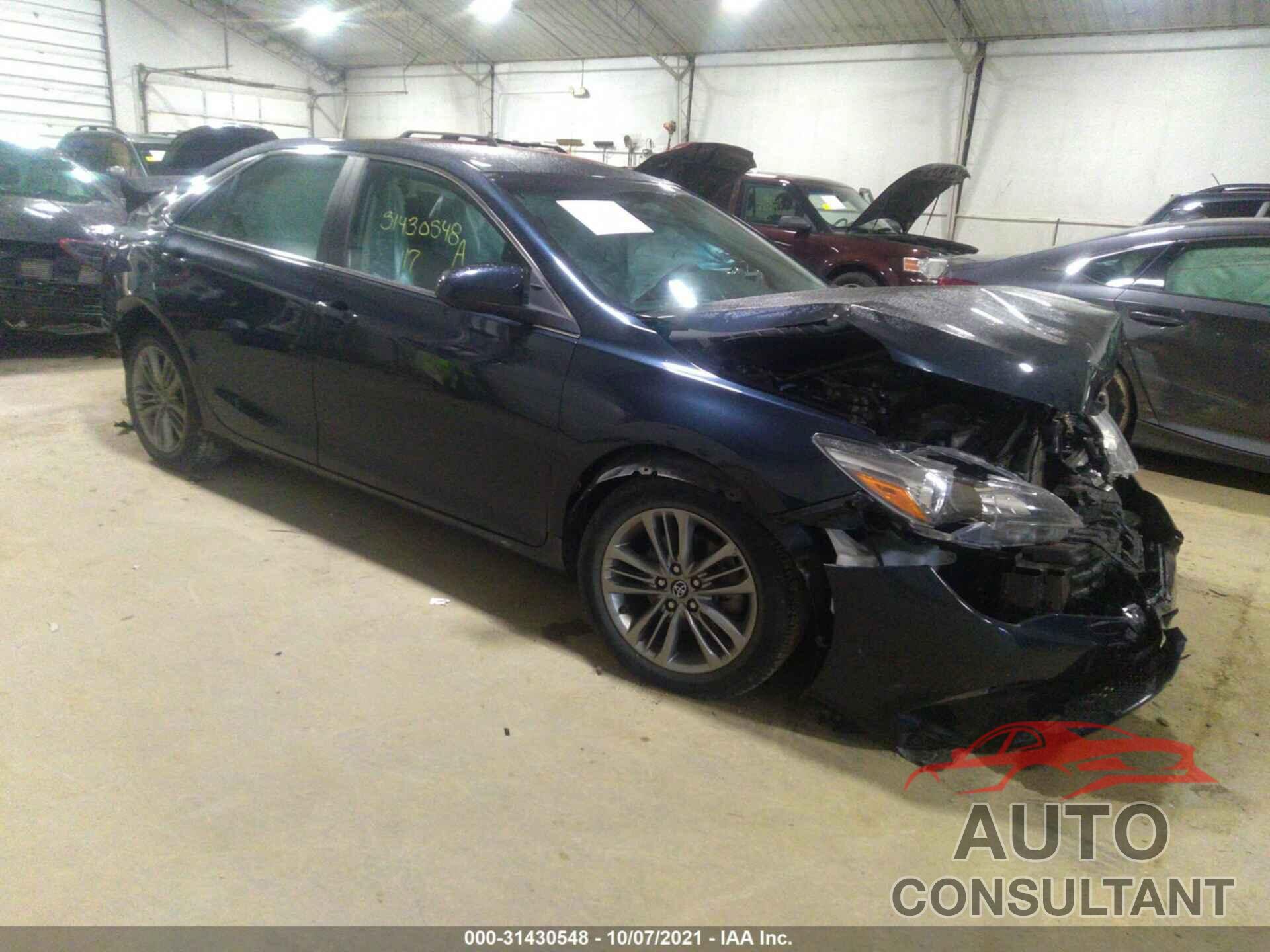 TOYOTA CAMRY 2017 - 4T1BF1FK8HU291191