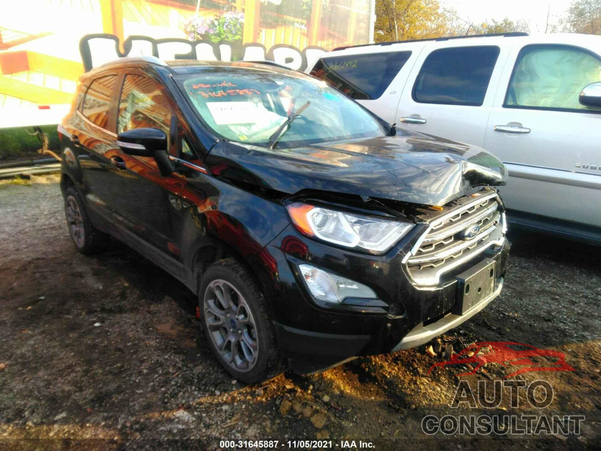 FORD ECOSPORT 2019 - MAJ6S3KL4KC294006