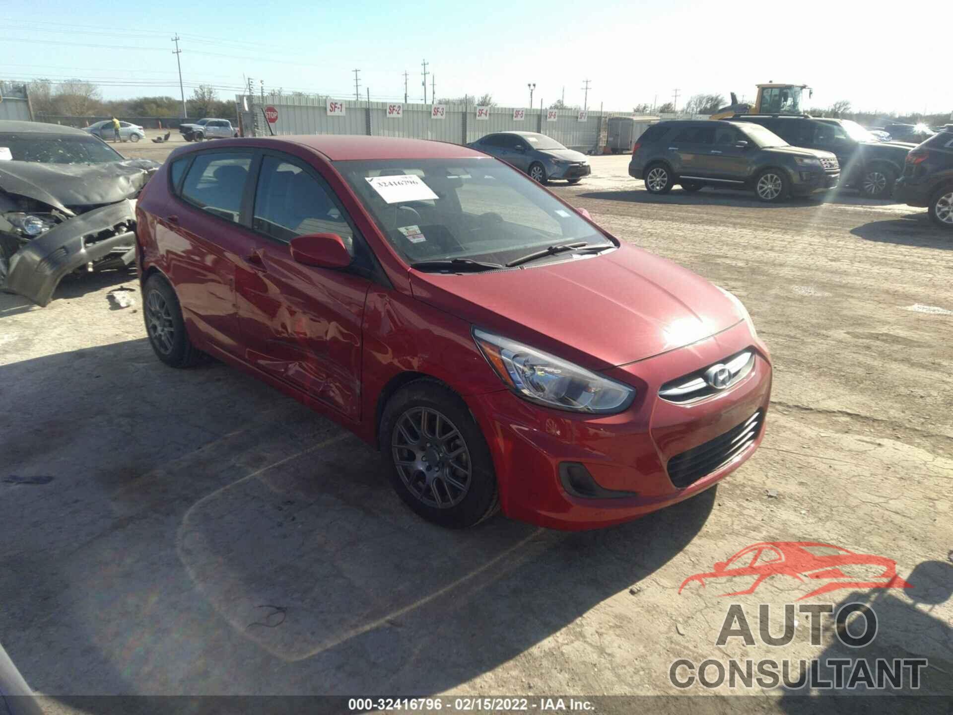 HYUNDAI ACCENT 2017 - KMHCT5AE1HU325364