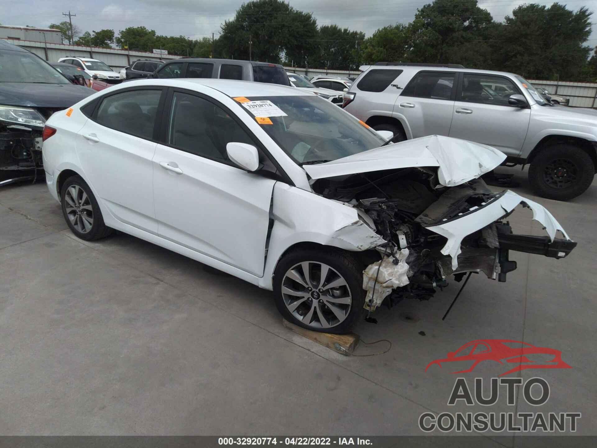 HYUNDAI ACCENT 2017 - KMHCT4AE4HU341679