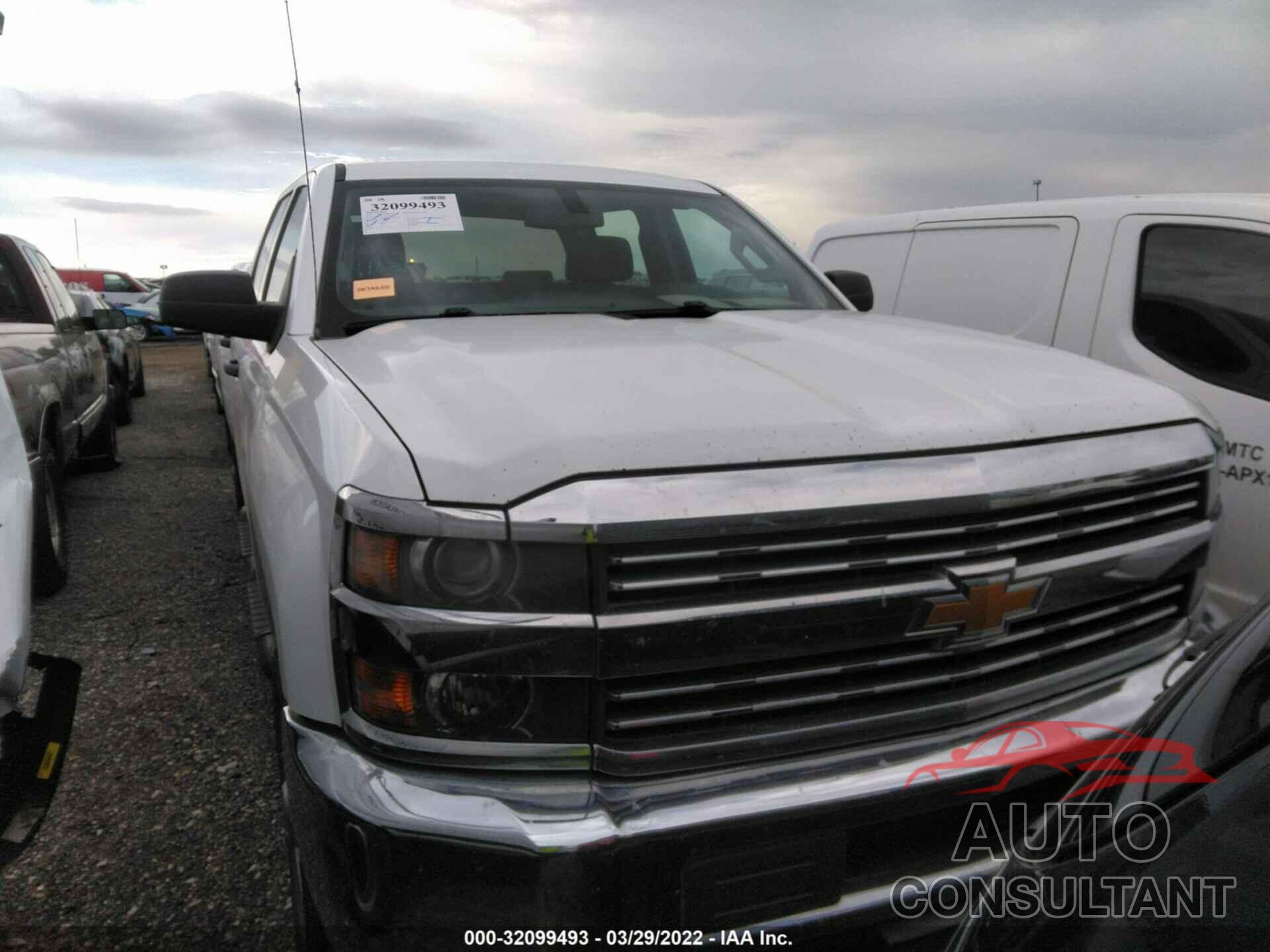 CHEVROLET SILVERADO 2500HD 2016 - 1GC1KUEG6GF170690