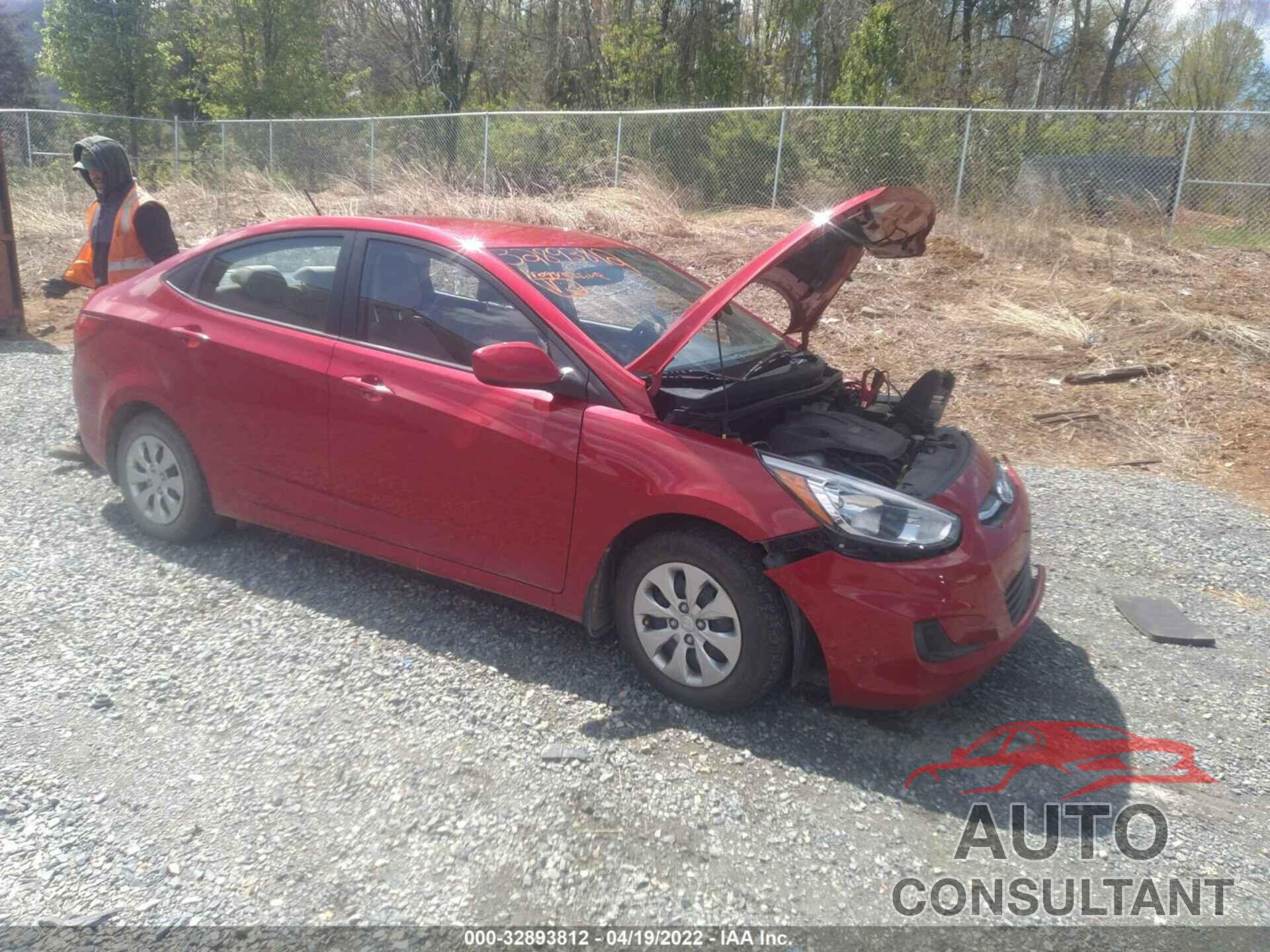 HYUNDAI ACCENT 2016 - KMHCT4AE4GU045642