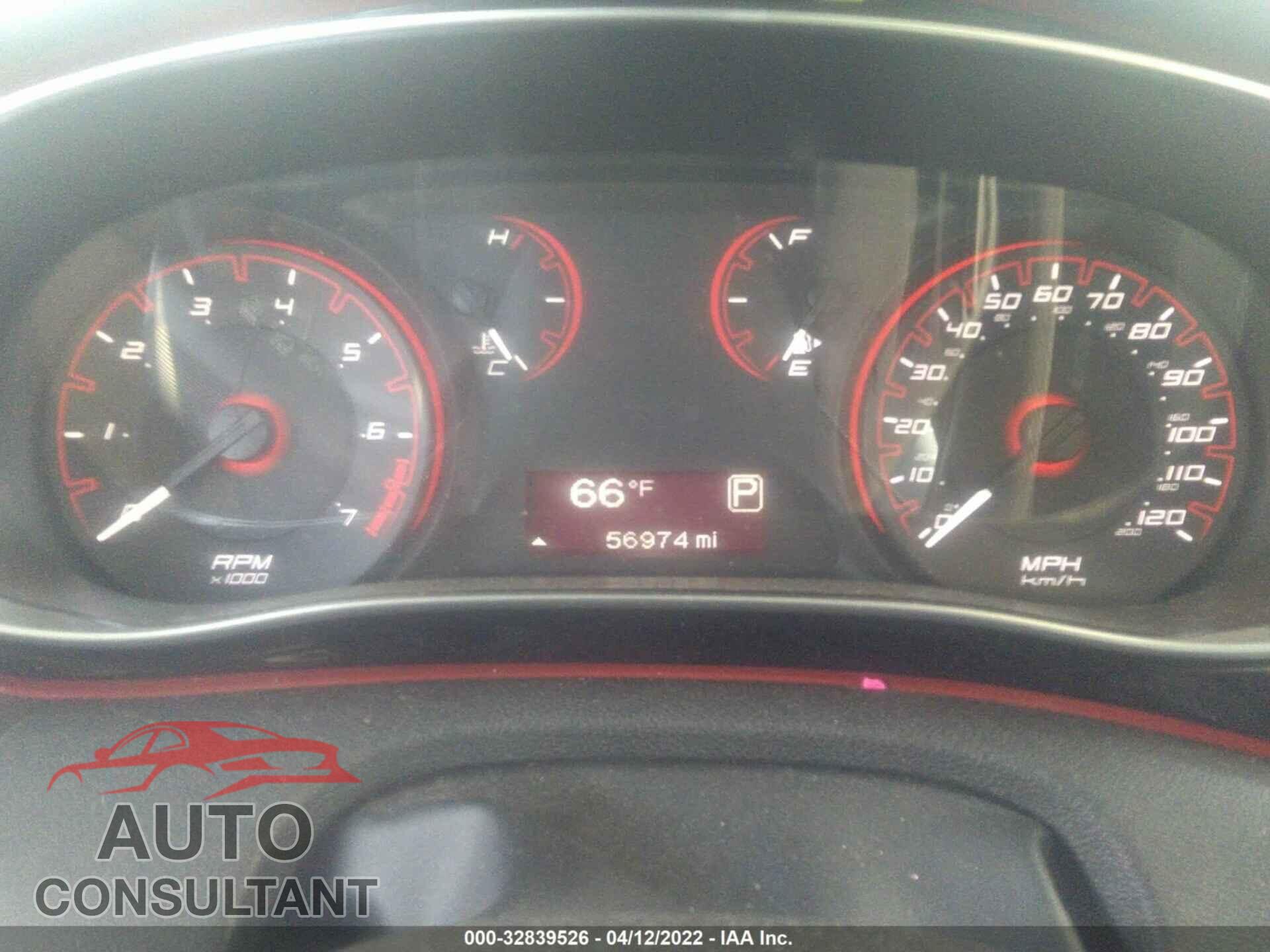 DODGE DART 2016 - 1C3CDFAA8GD516240