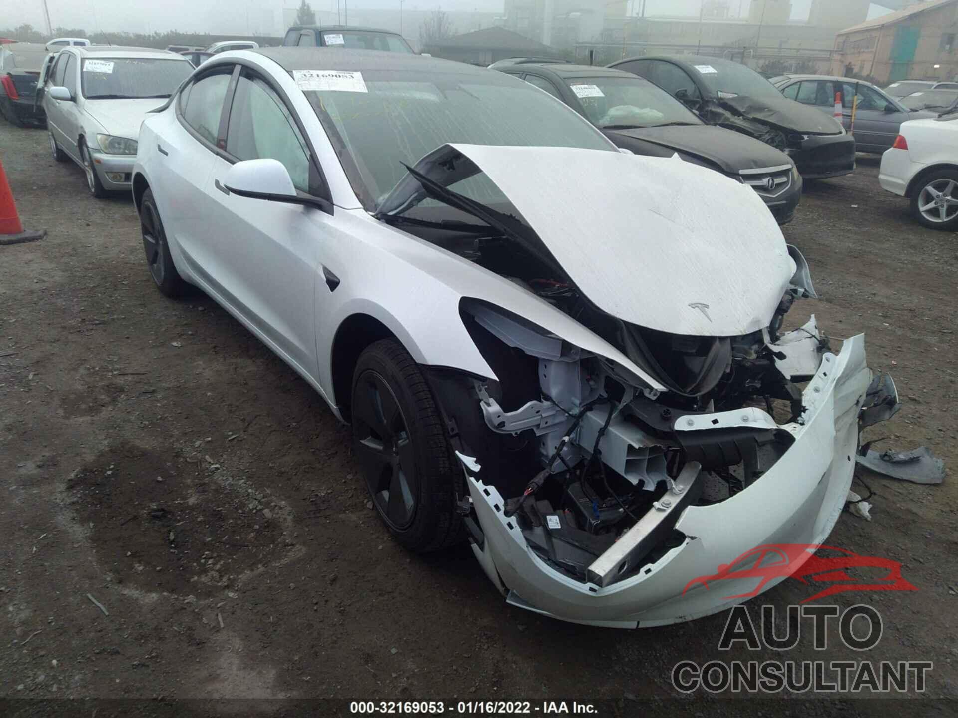 TESLA MODEL 3 2022 - 5YJ3E1EB4NF138907