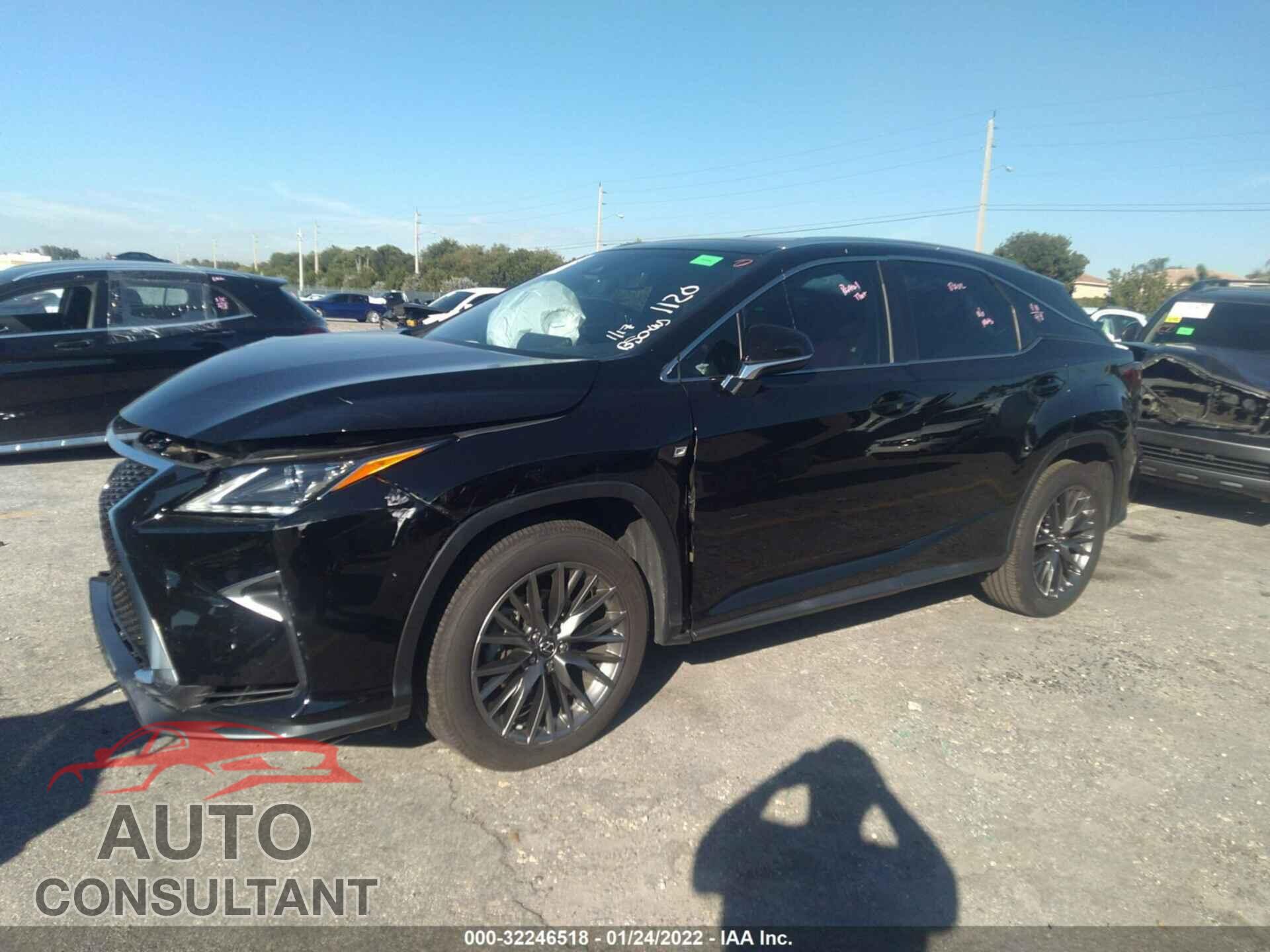 LEXUS RX 2019 - 2T2BZMCA9KC171120