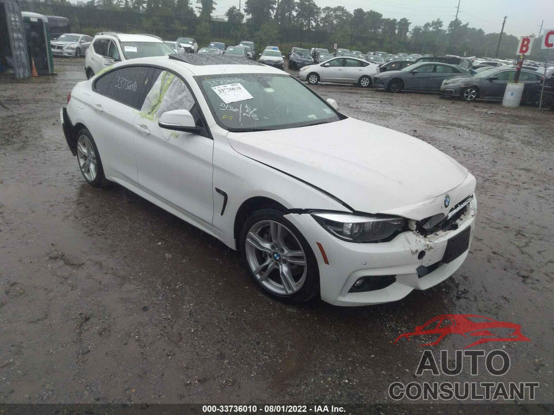 BMW 4 SERIES 2018 - WBA4J3C55JBL03916