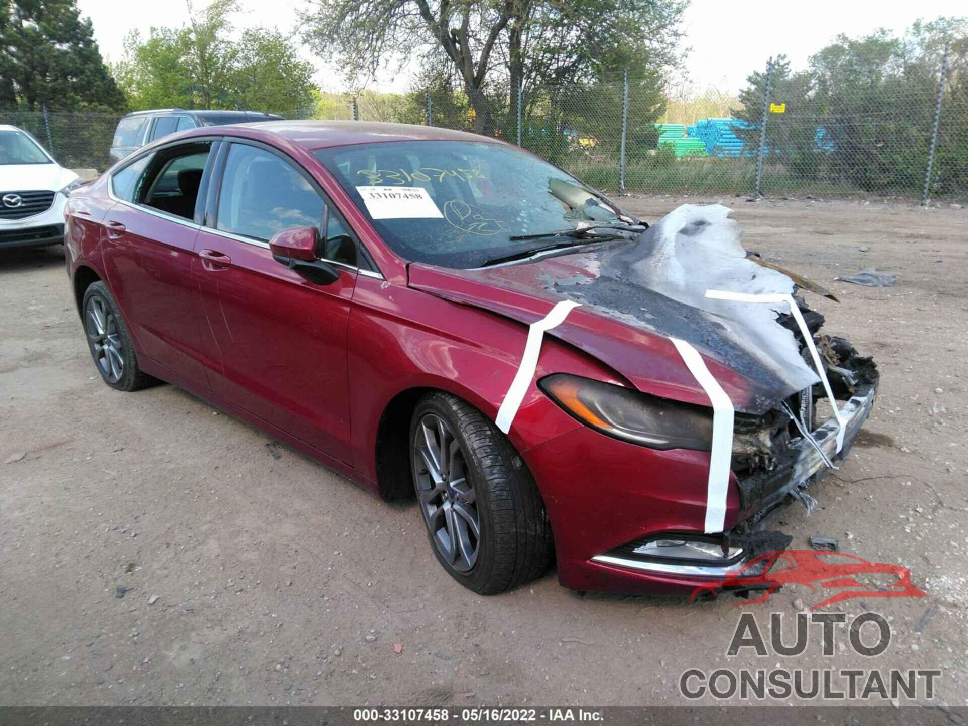 FORD FUSION 2017 - 3FA6P0H74HR411572