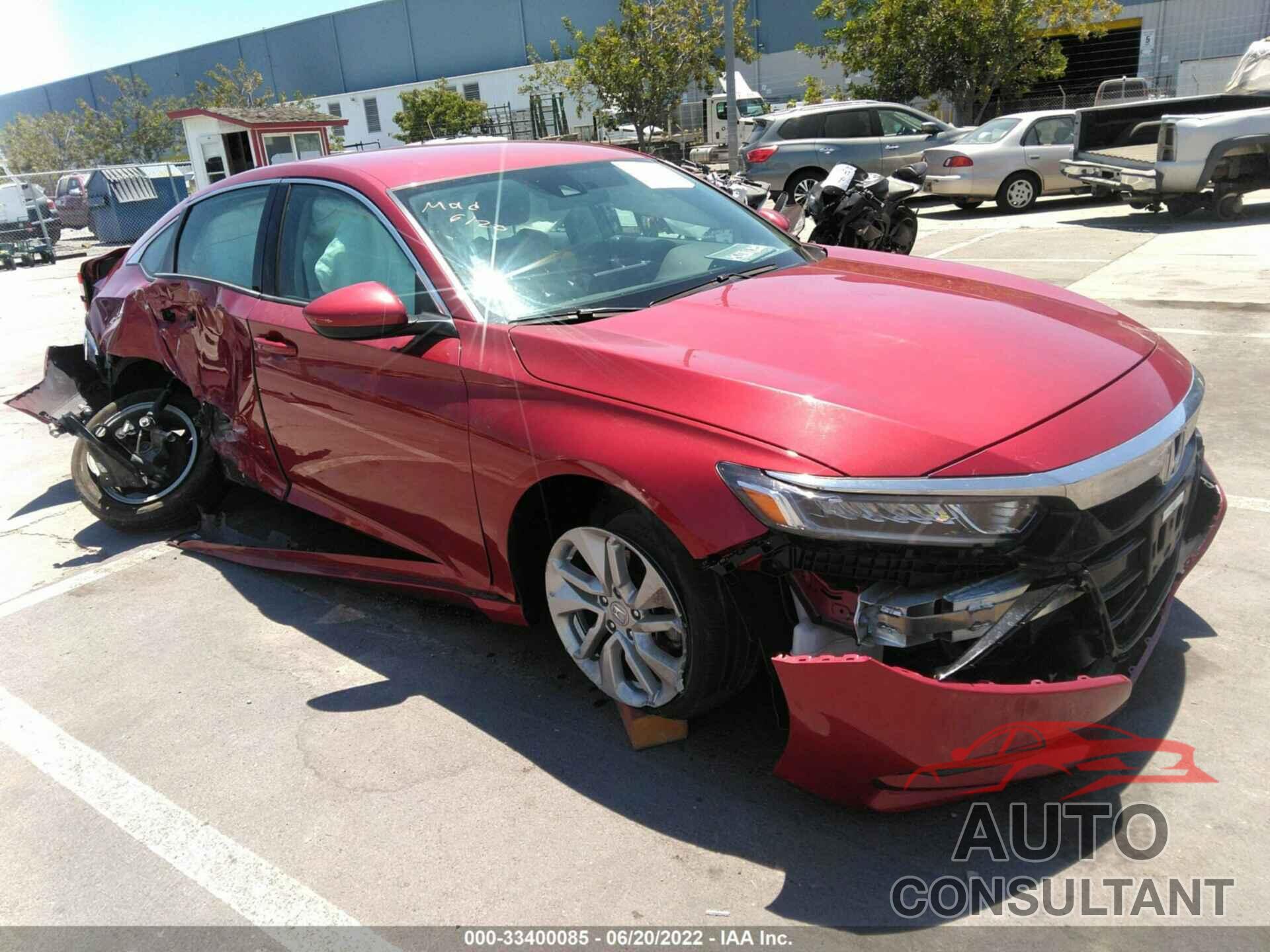 HONDA ACCORD SEDAN 2018 - 1HGCV1F16JA098727