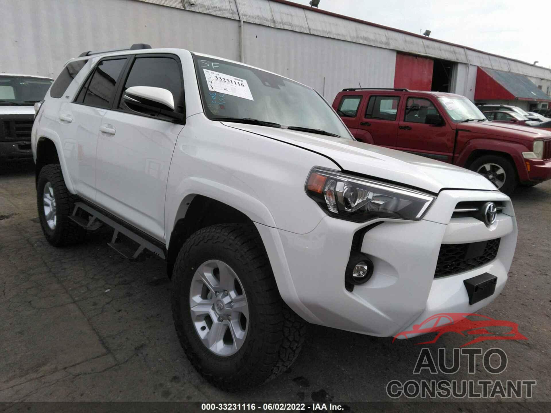 TOYOTA 4RUNNER 2022 - JTENU5JR5N5996664