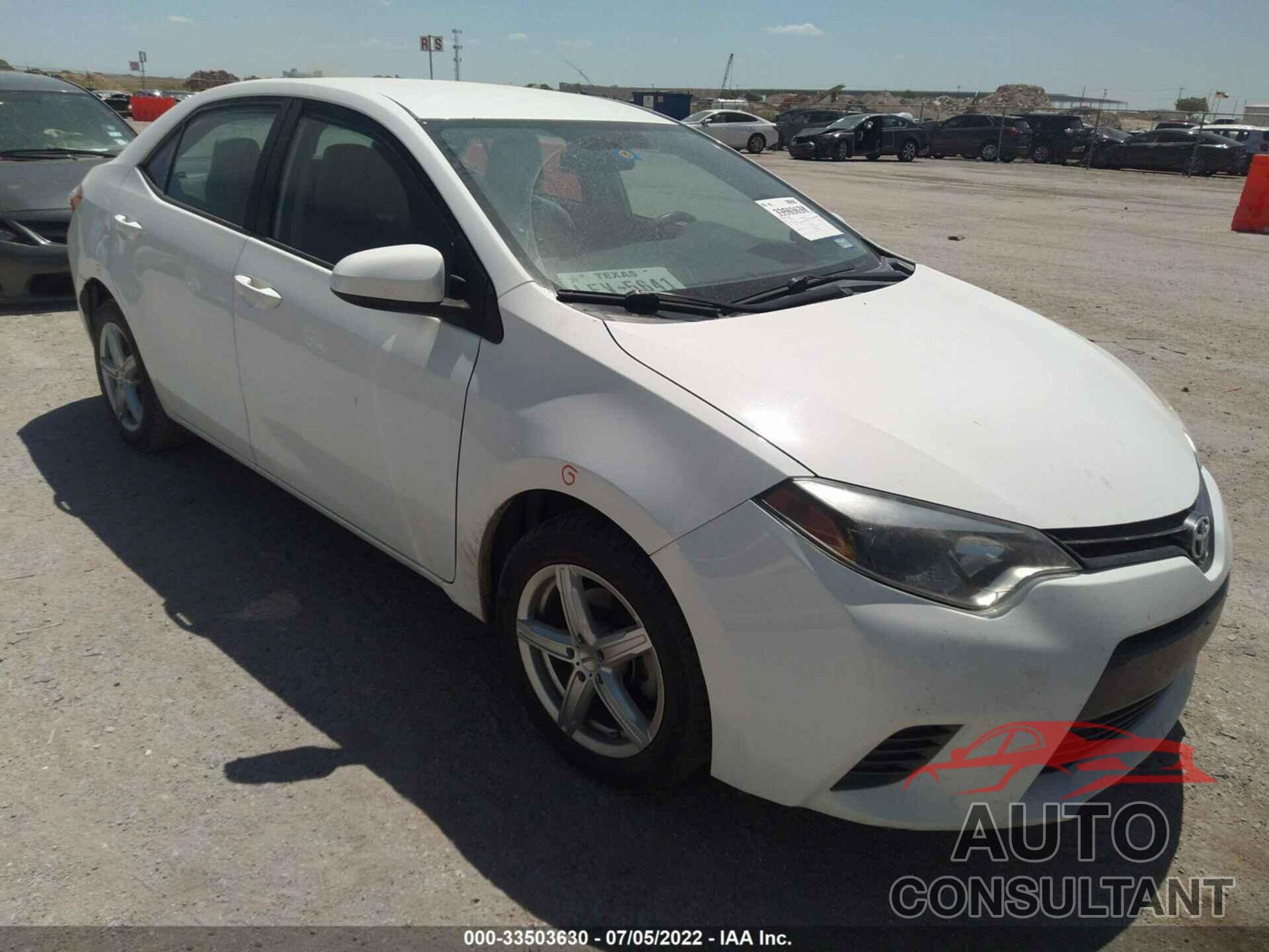 TOYOTA COROLLA 2016 - 5YFBURHE8GP507293
