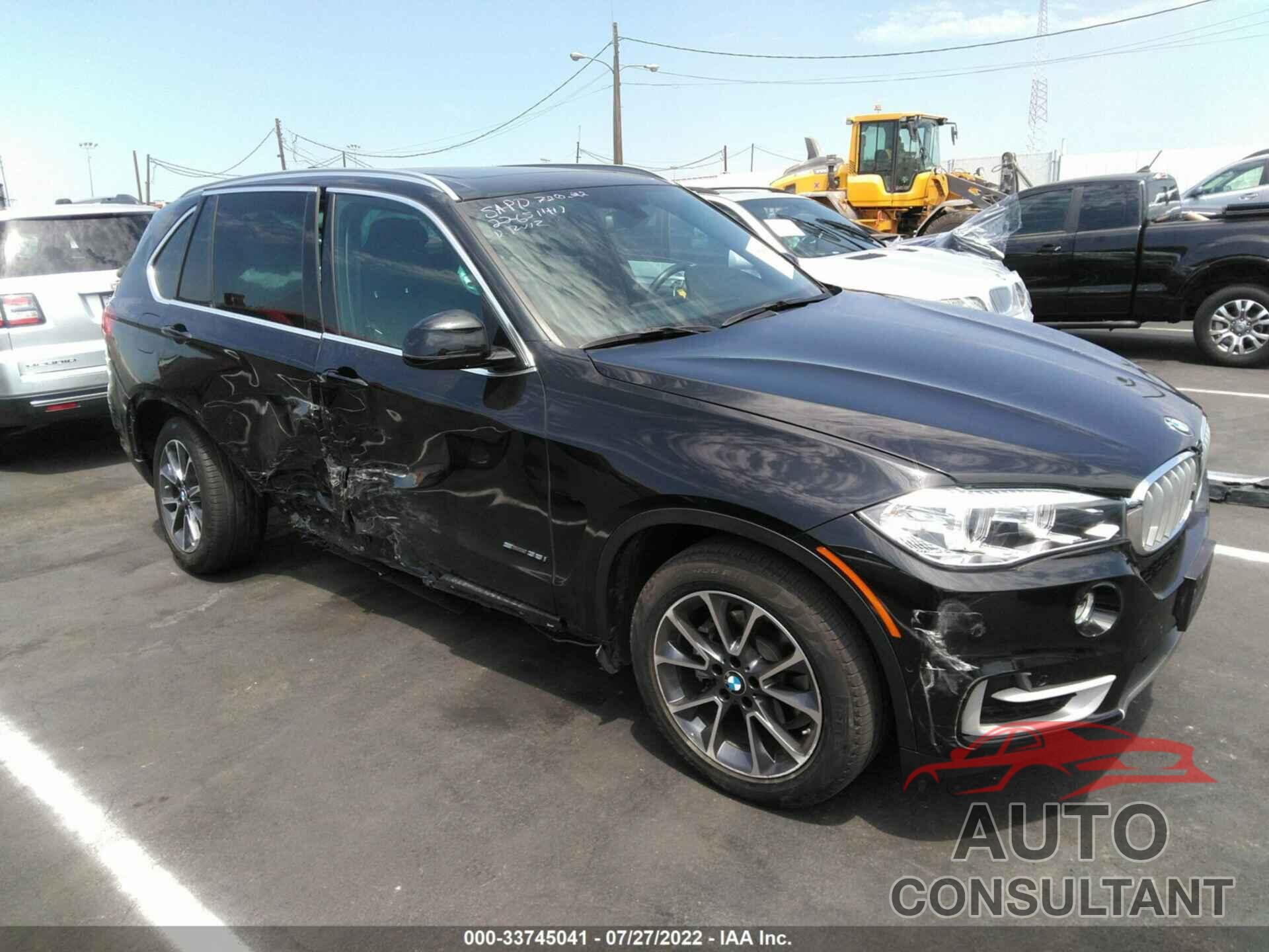 BMW X5 2018 - 5UXKR2C56J0Z22600