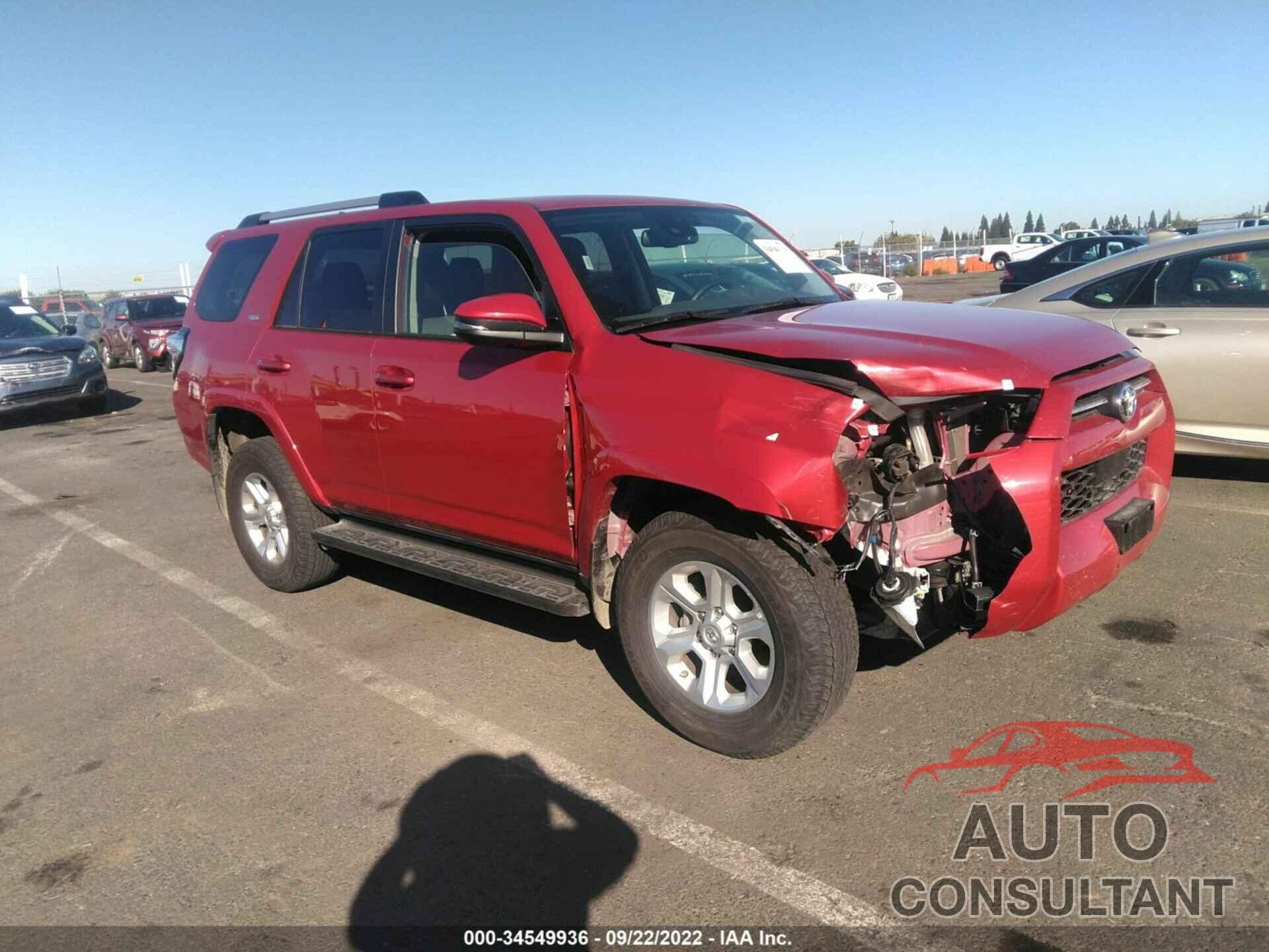 TOYOTA 4RUNNER 2022 - JTENU5JR6N6020676