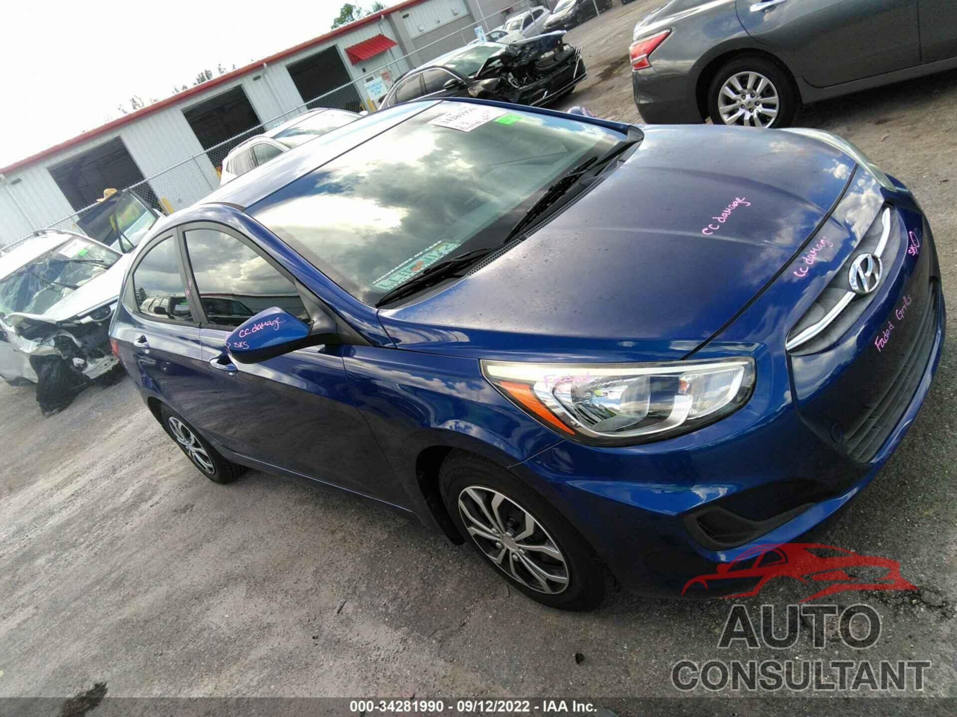 HYUNDAI ACCENT 2016 - KMHCT4AE4GU972897