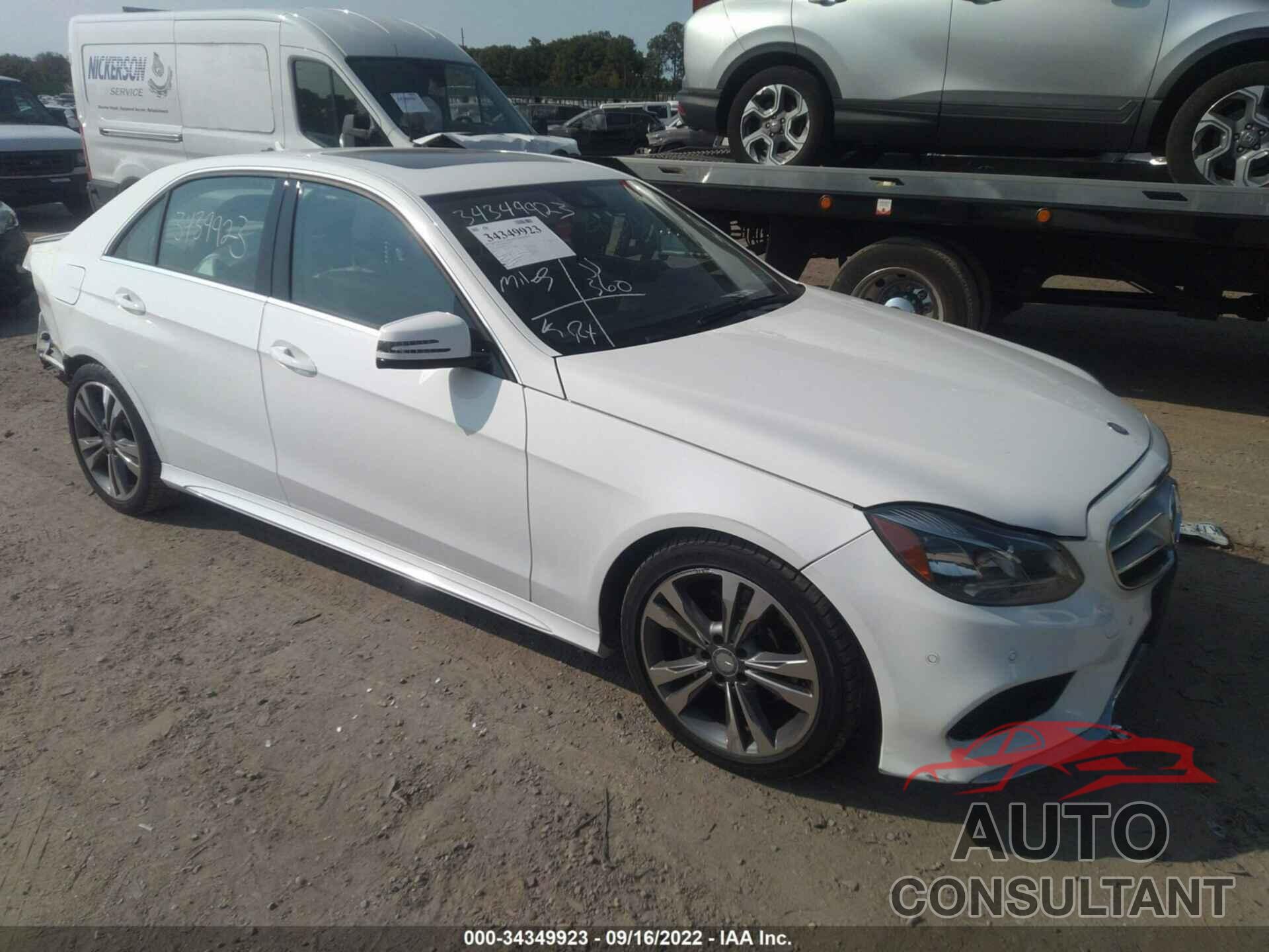 MERCEDES-BENZ E-CLASS 2016 - WDDHF8JB9GB228390