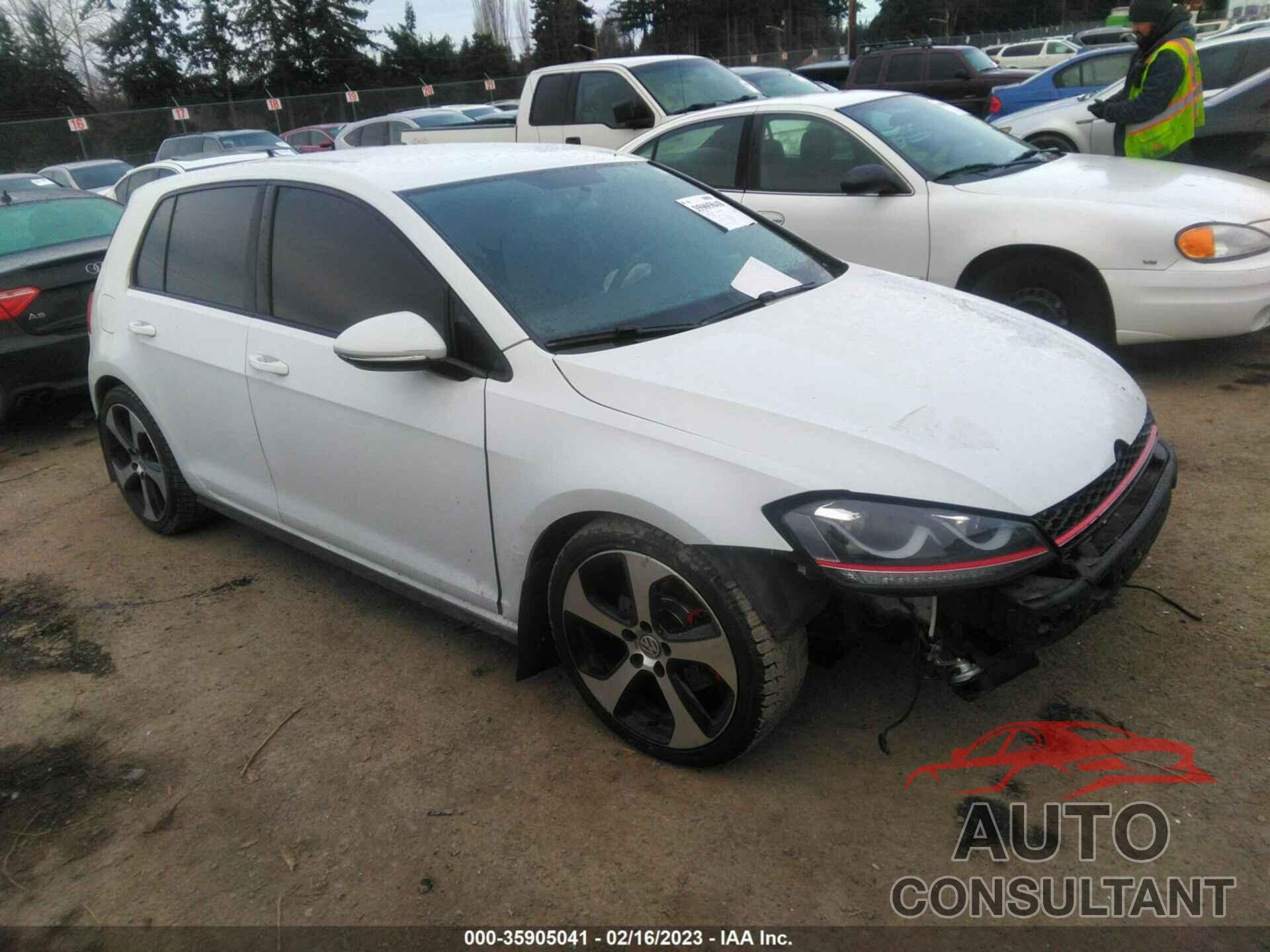VOLKSWAGEN GOLF GTI 2017 - 3VW5T7AU5HM063513
