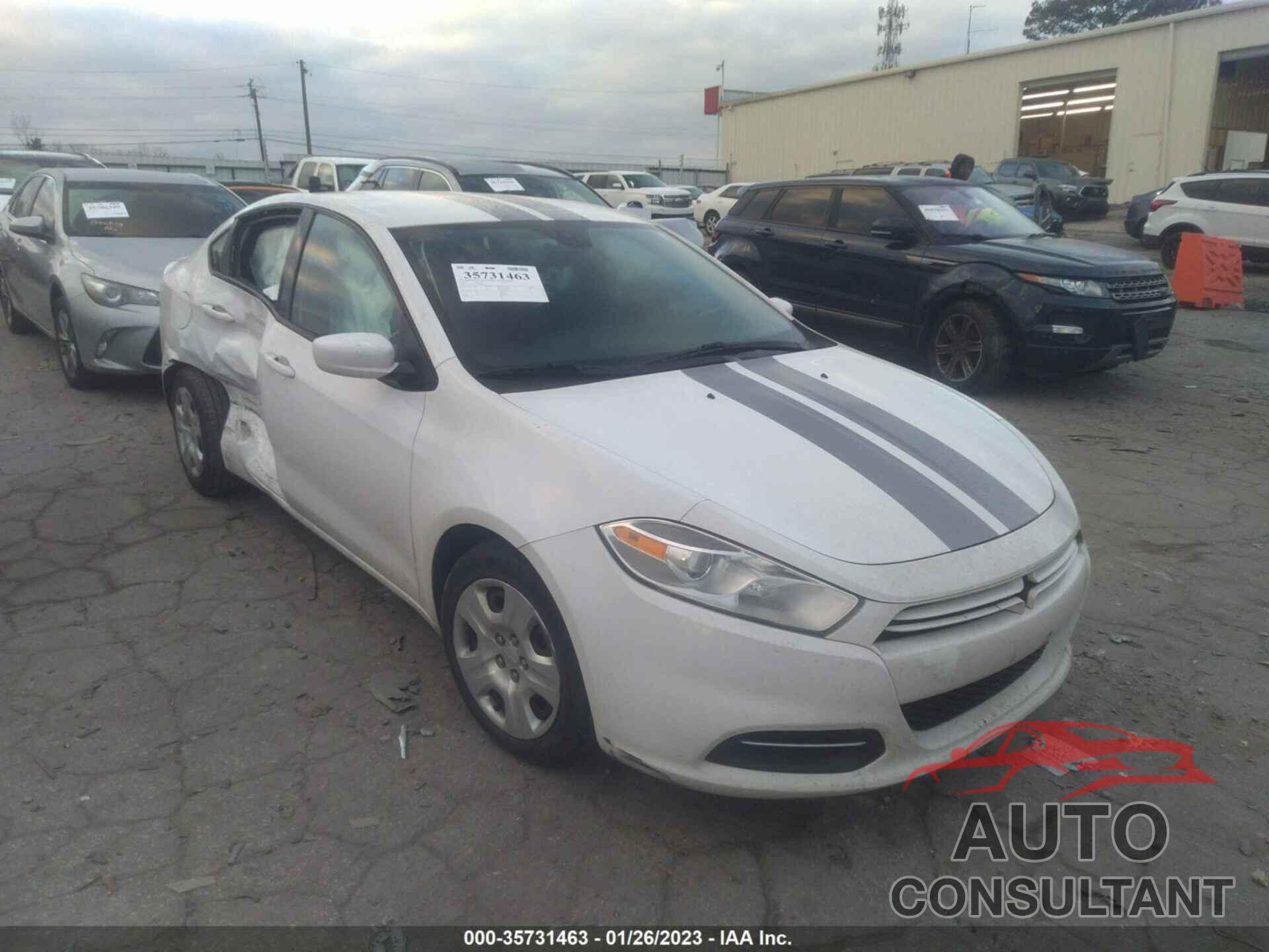 DODGE DART 2016 - 1C3CDFAA4GD505140