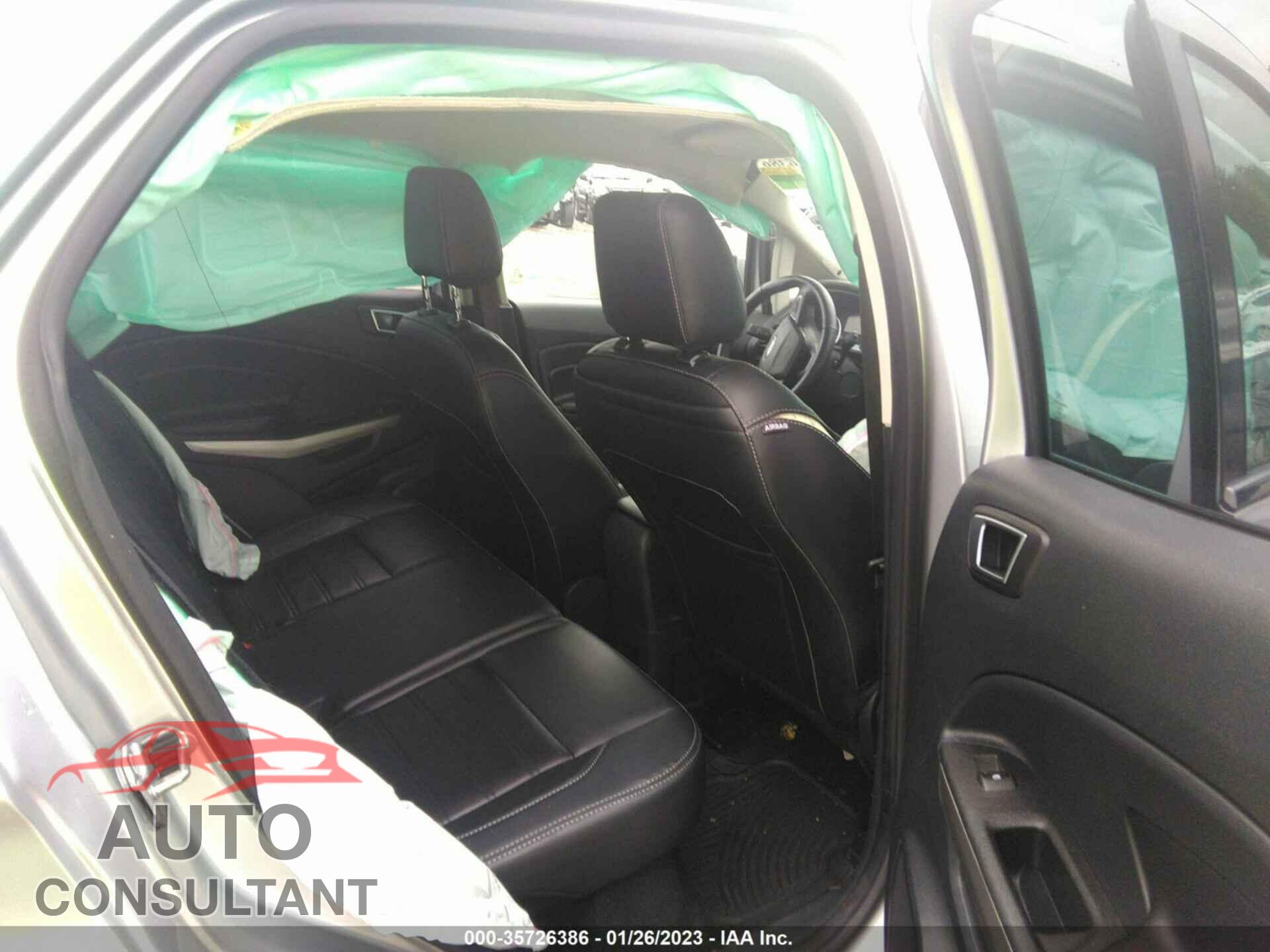FORD ECOSPORT 2019 - MAJ6S3KL6KC255630