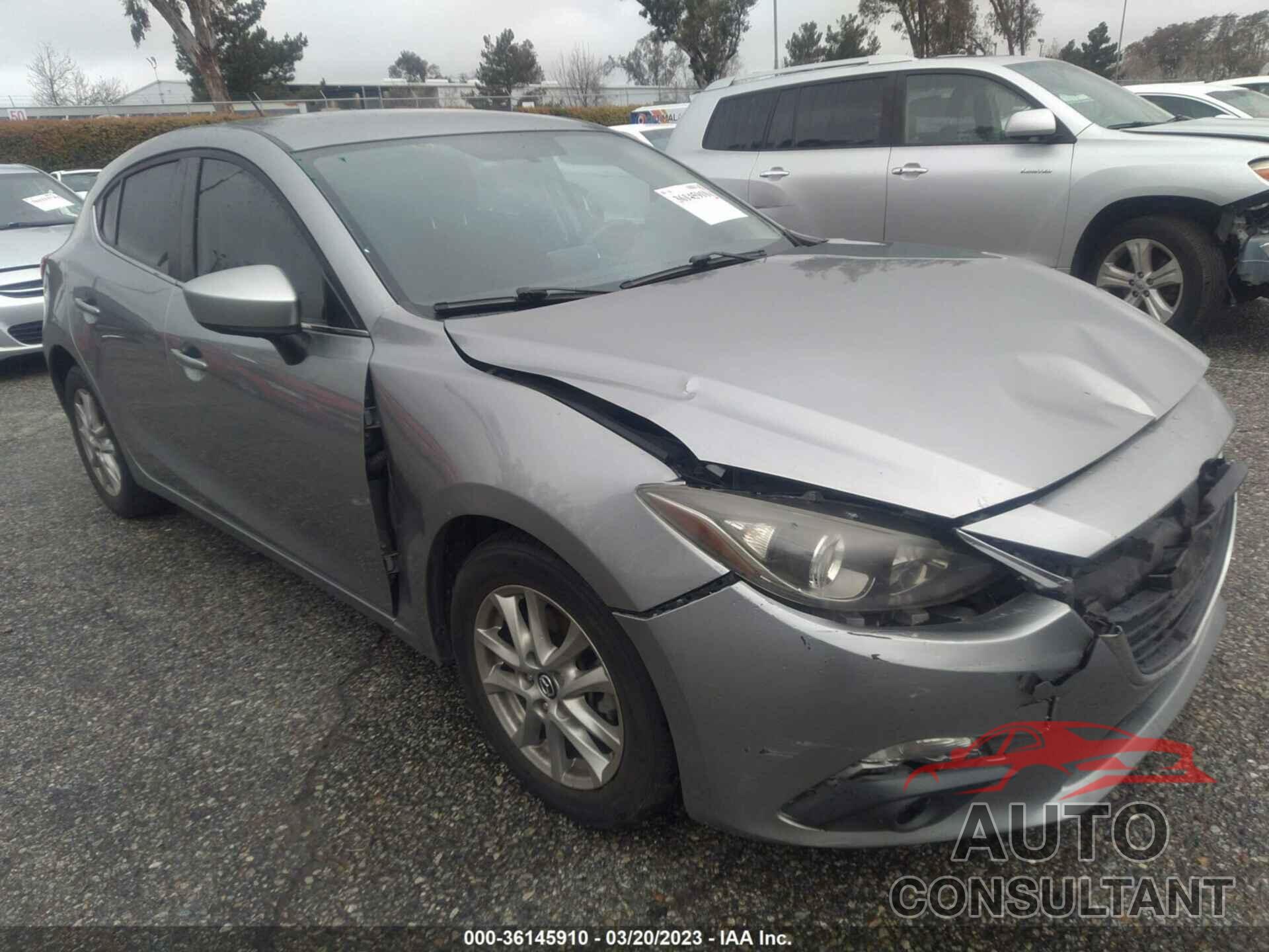 MAZDA MAZDA3 2015 - JM1BM1L70F1222083