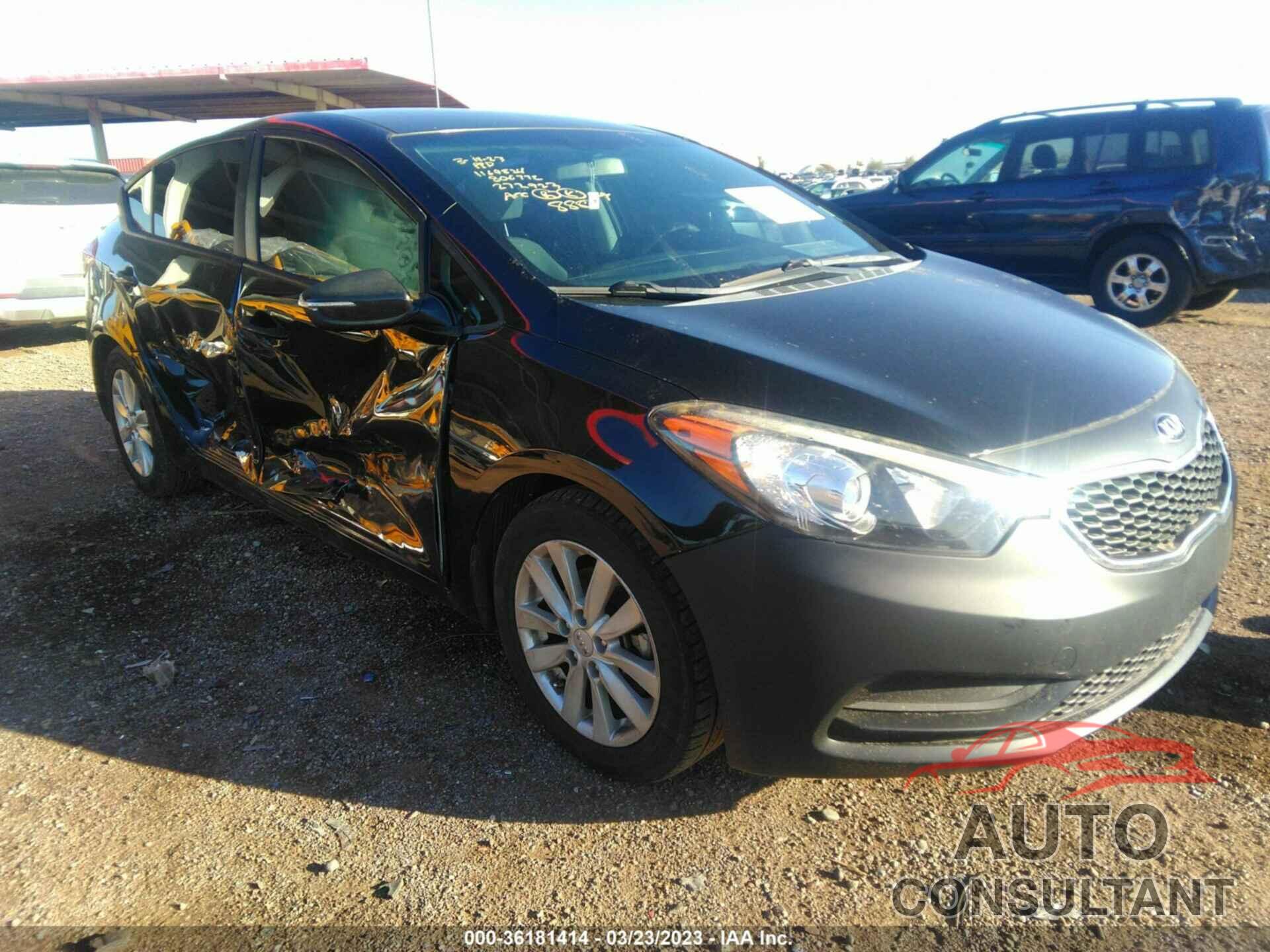 KIA FORTE 2015 - KNAFX4A61F5272923