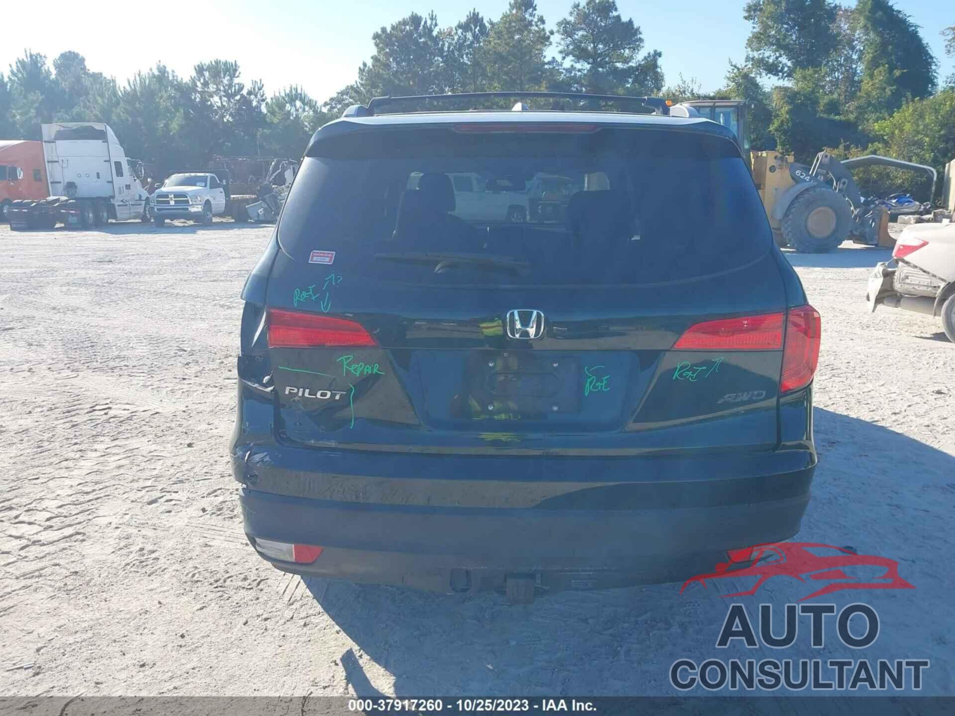 HONDA PILOT 2017 - 5FNYF6H63HB046268