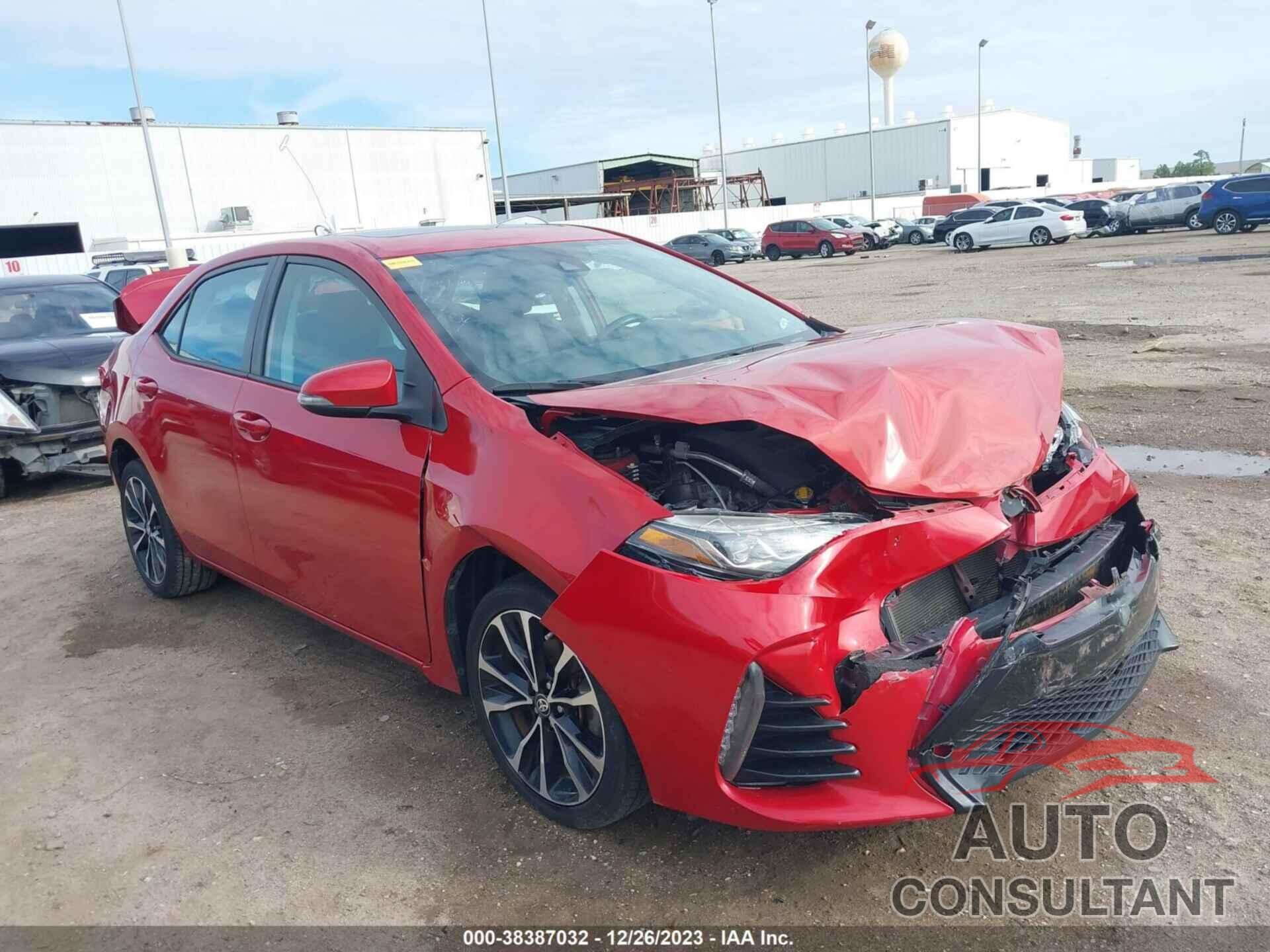 TOYOTA COROLLA 2017 - 5YFBURHE0HP609737