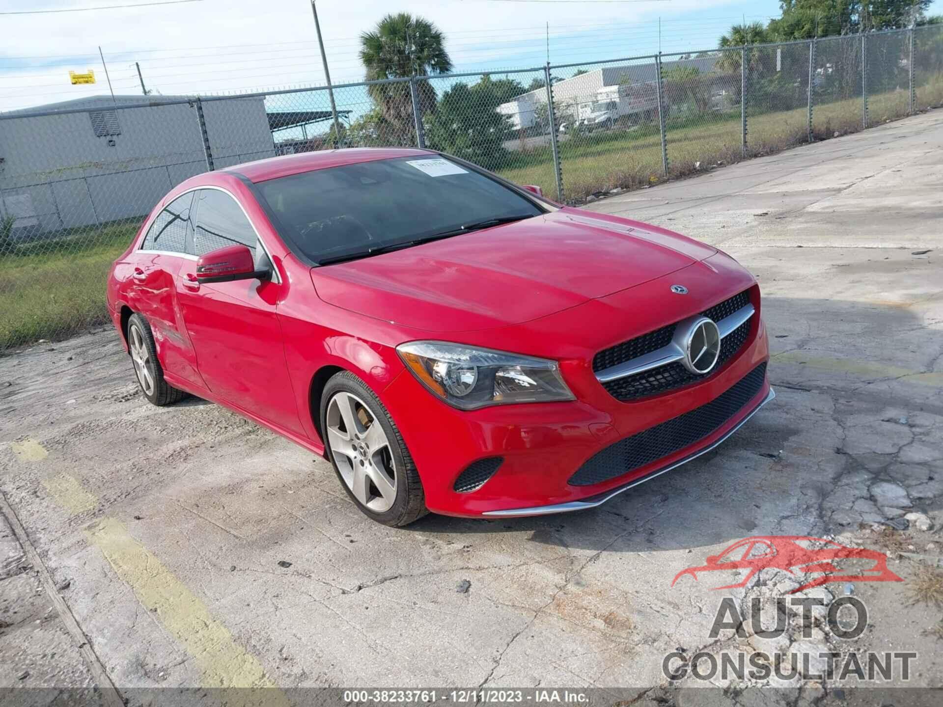 MERCEDES-BENZ CLA 250 2018 - WDDSJ4EB2JN668822