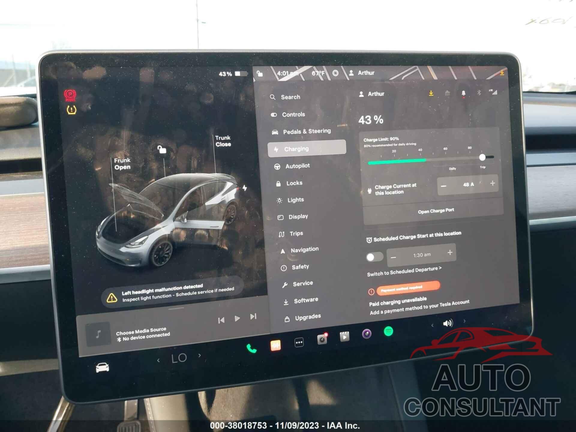 TESLA MODEL Y 2022 - 7SAYGDEF1NF556493