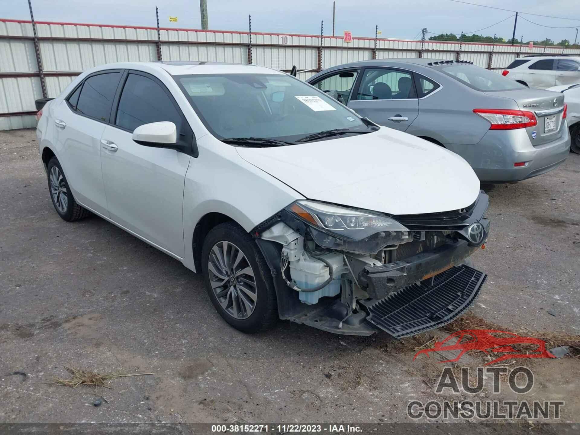 TOYOTA COROLLA 2017 - 5YFBURHE0HP693283