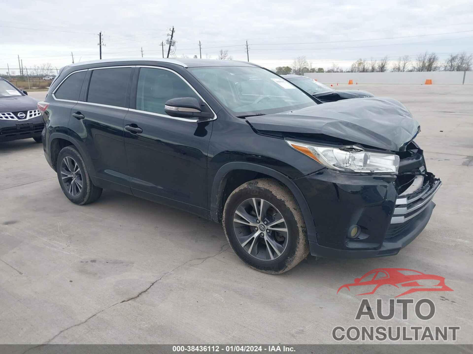 TOYOTA HIGHLANDER 2016 - 5TDKKRFH0GS506388