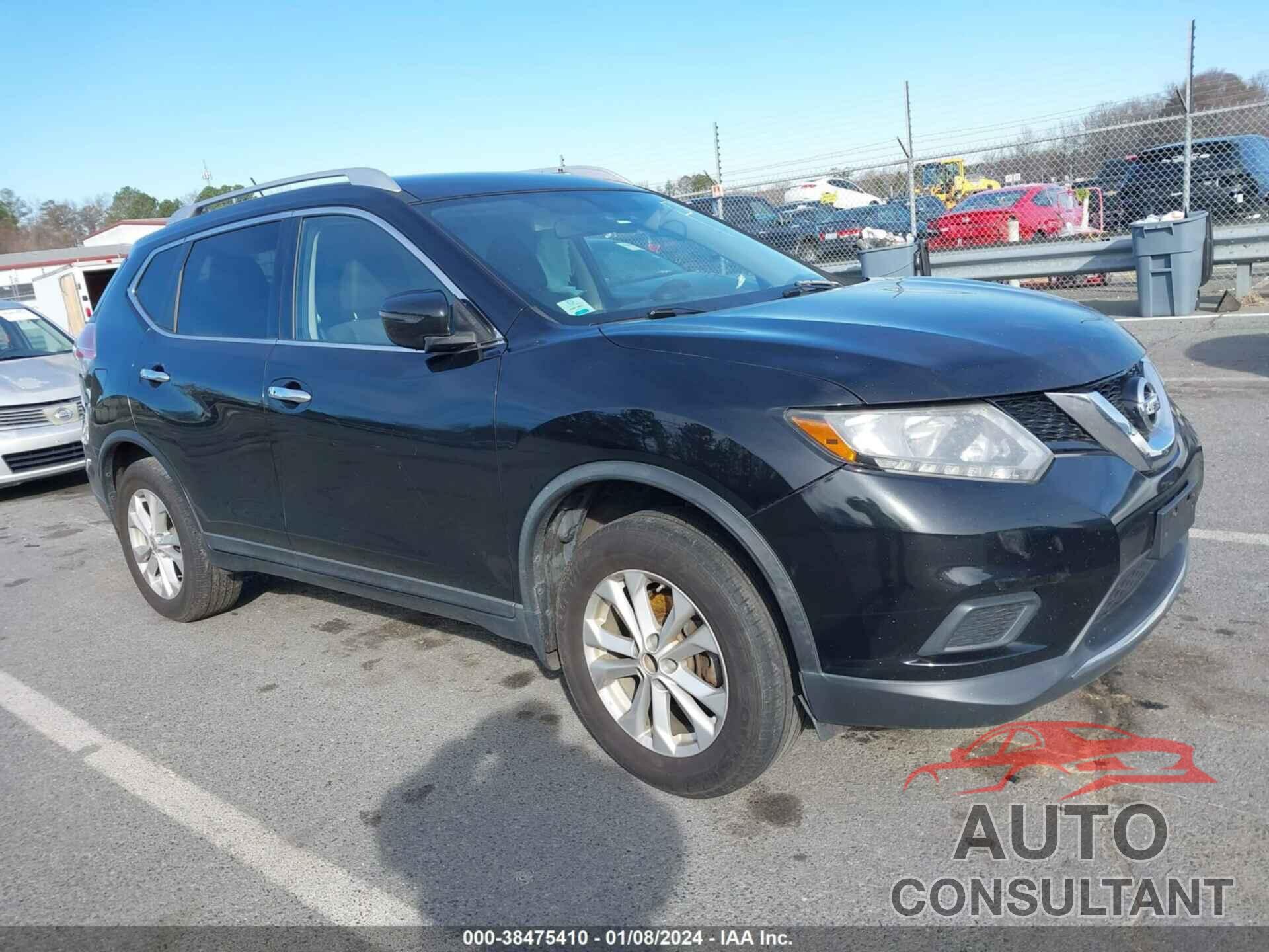 NISSAN ROGUE 2016 - KNMAT2MV1GP614702