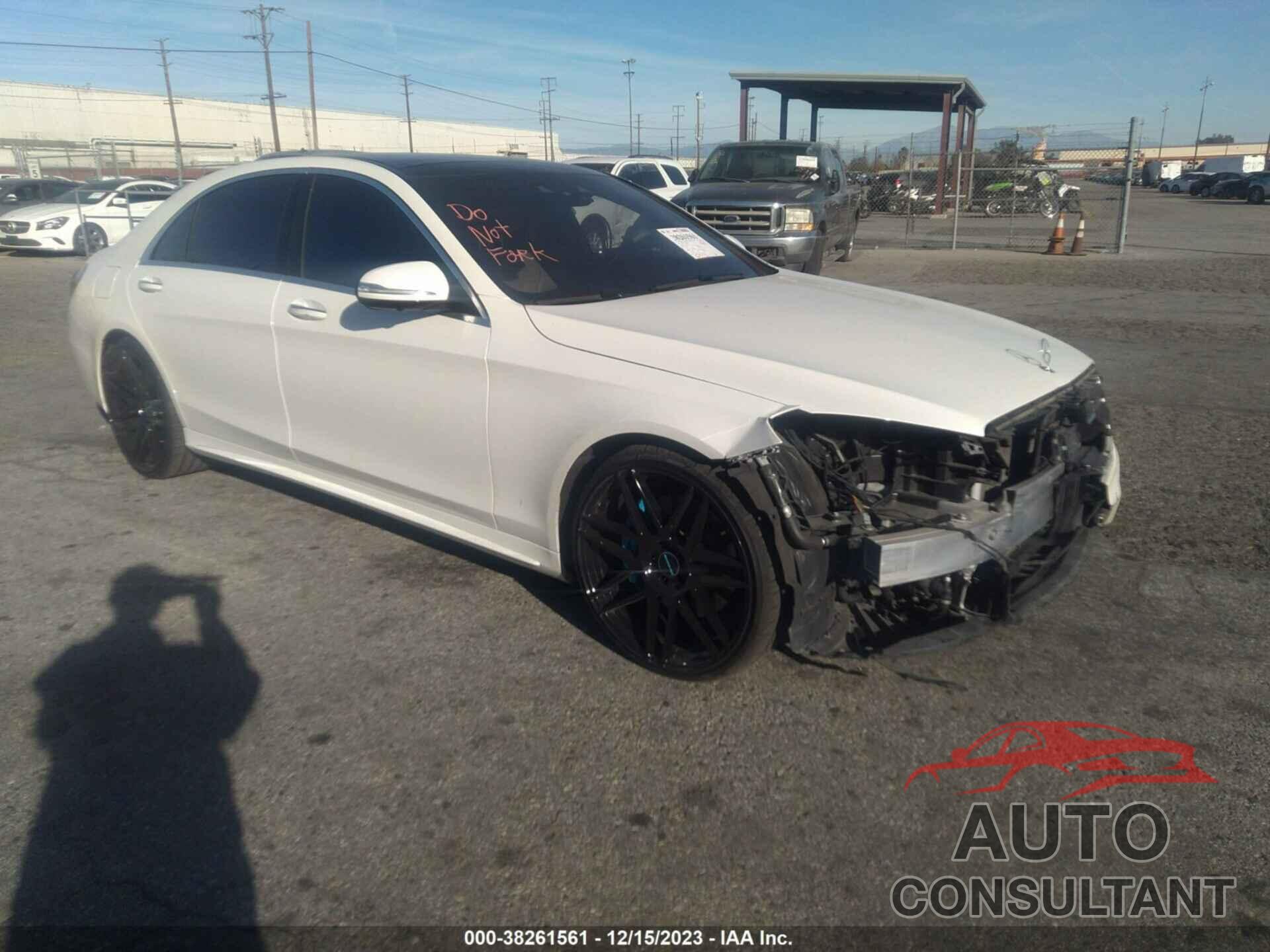 MERCEDES-BENZ S 450 2019 - WDDUG6GB0KA490451