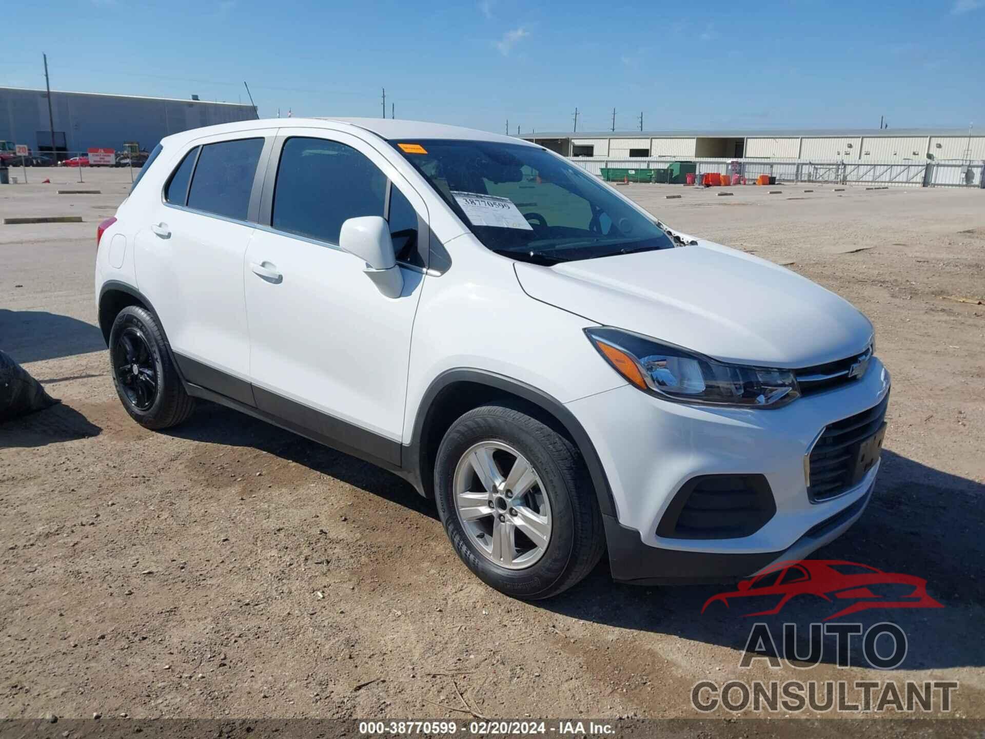 CHEVROLET TRAX 2020 - 3GNCJLSB9LL205759