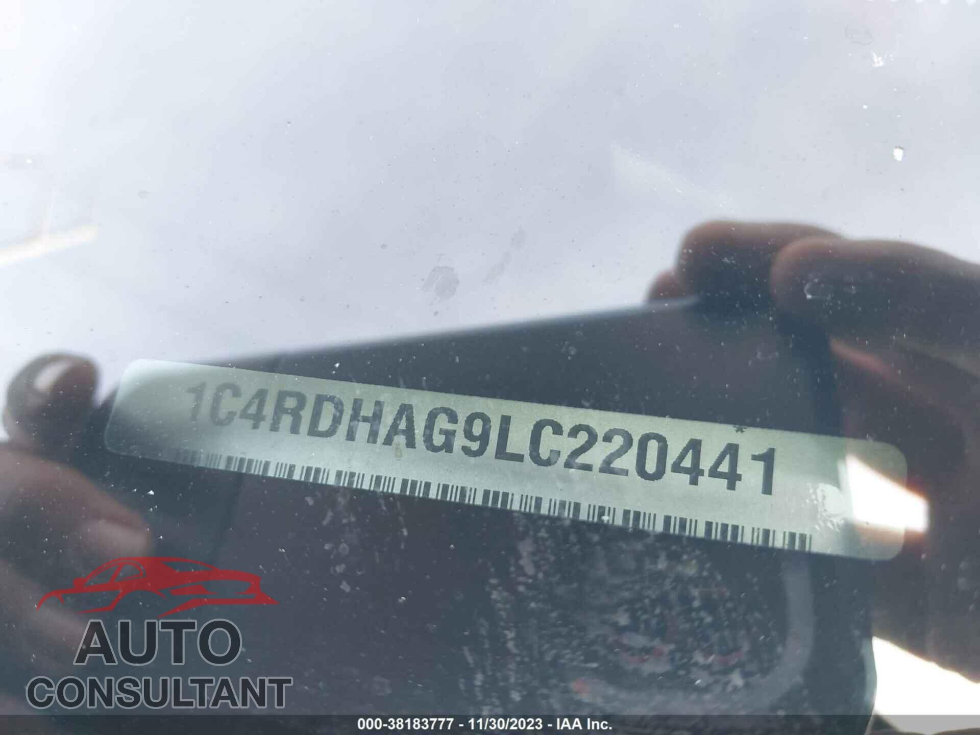 DODGE DURANGO 2020 - 1C4RDHAG9LC220441